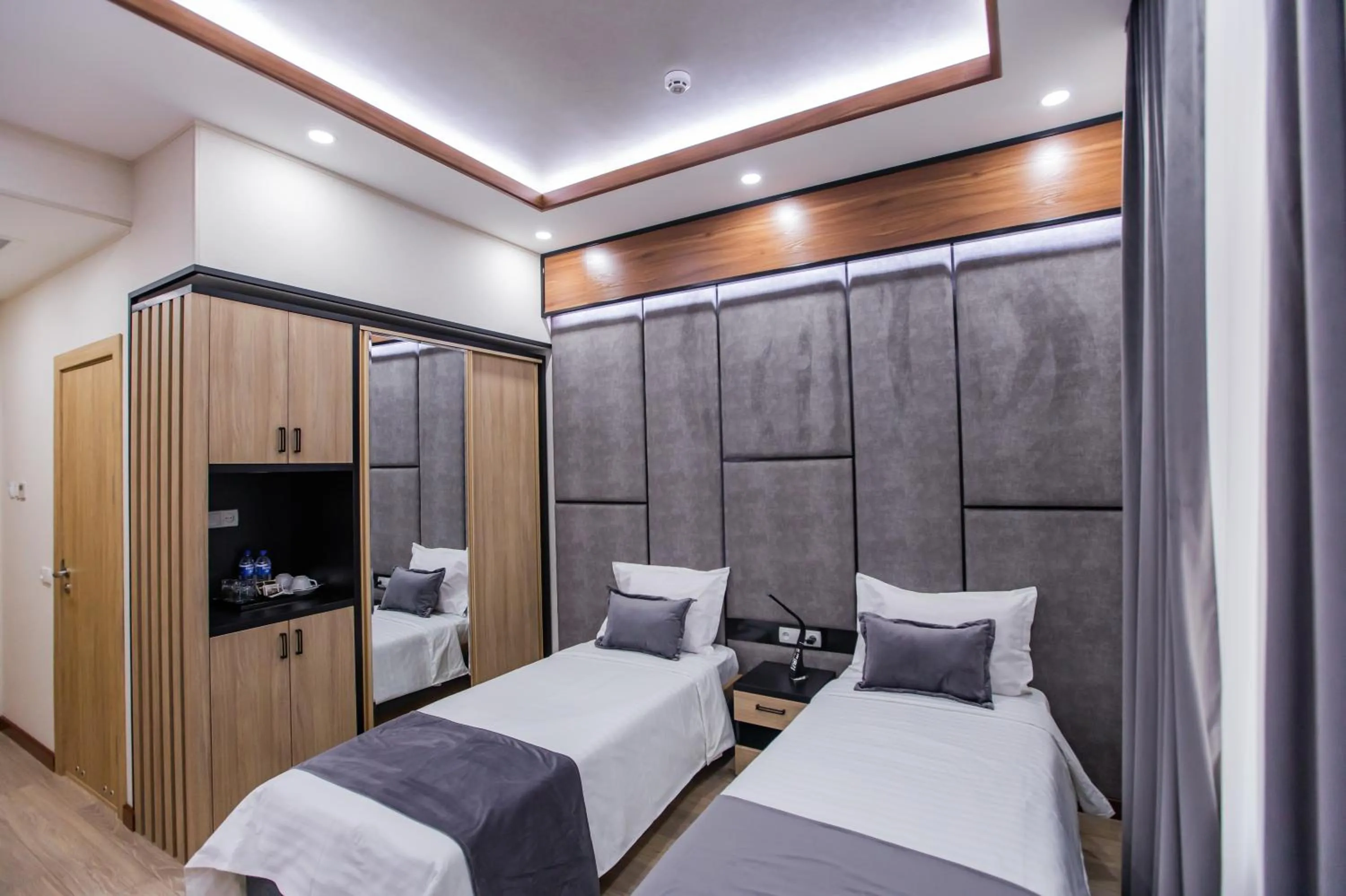 Bed in Art Deluxe Hotel