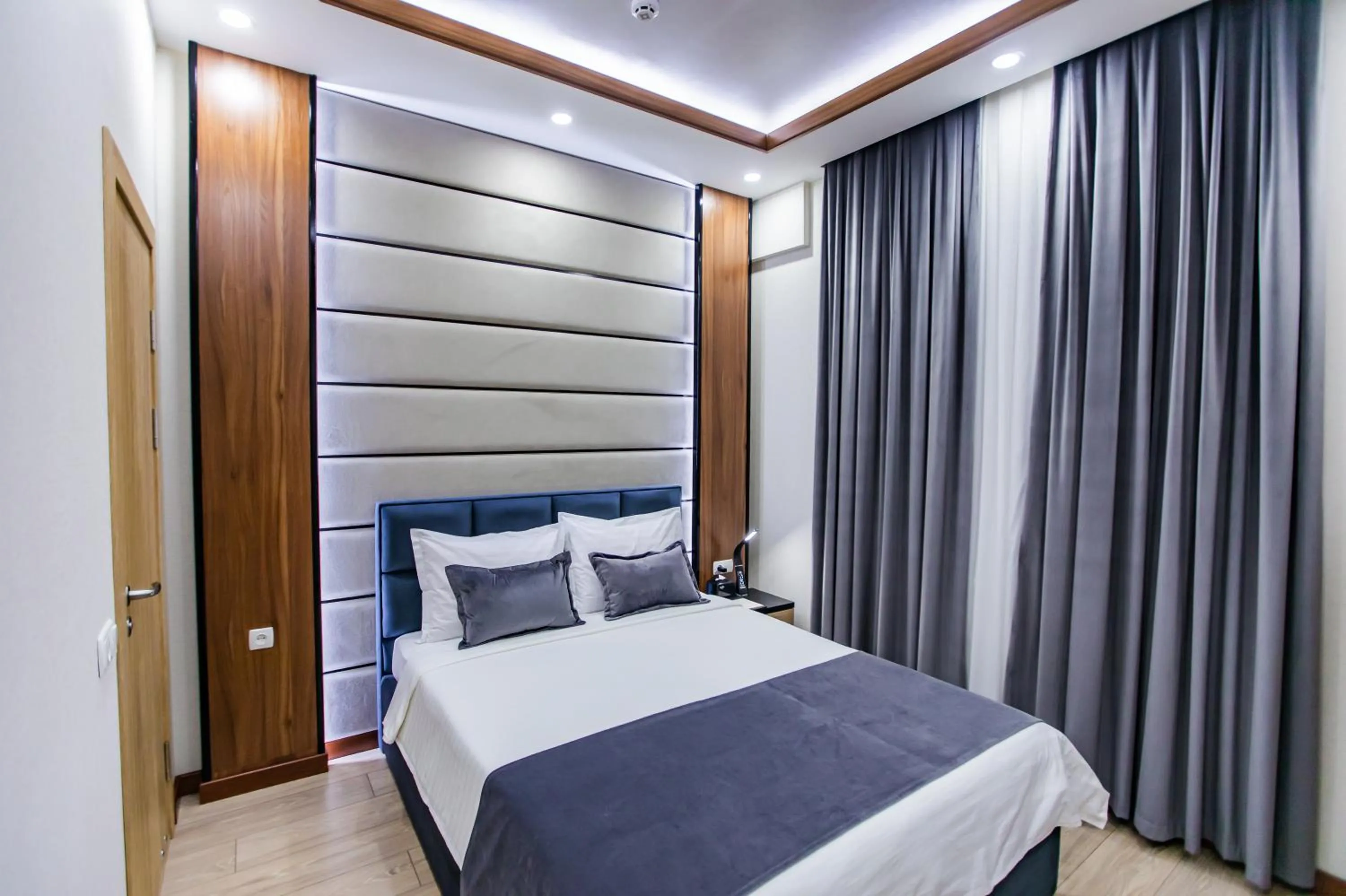 Bed in Art Deluxe Hotel