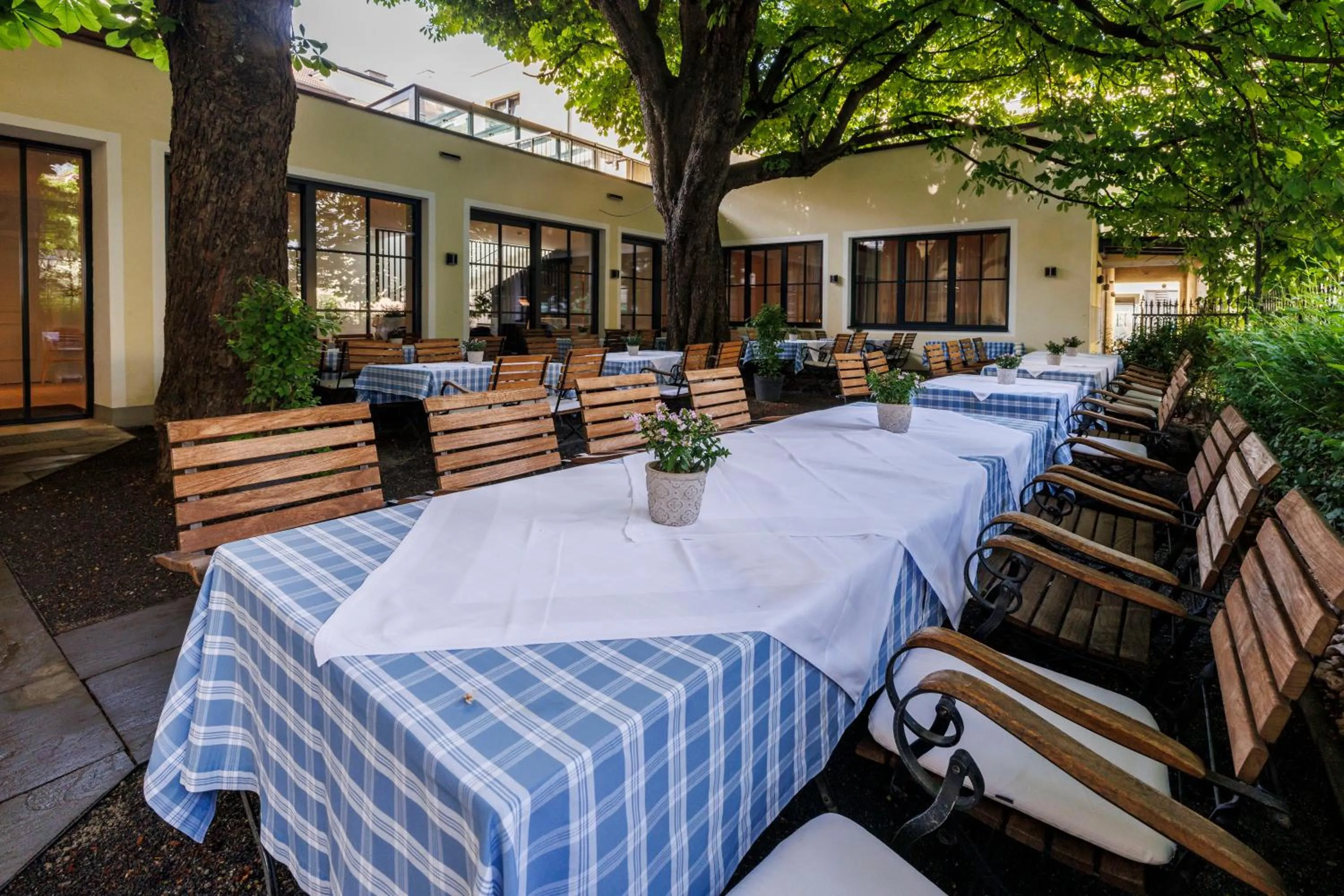 Garden in Hotel Sailer