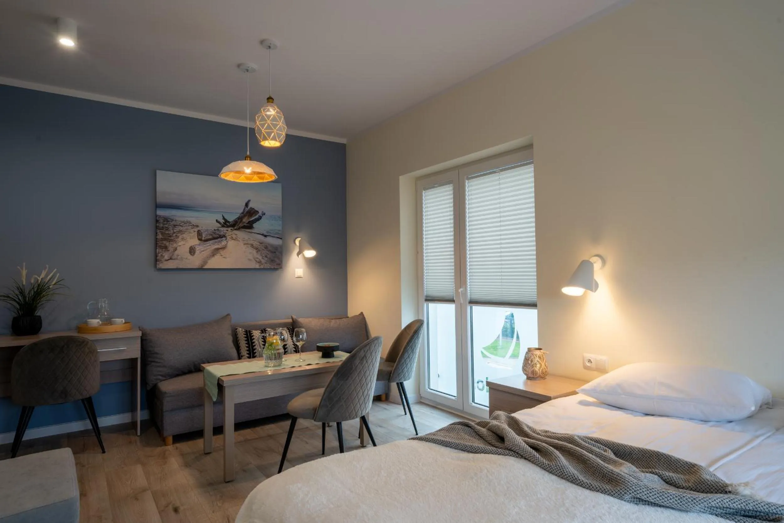 Living room, Bed in CAMP NORD RESORT