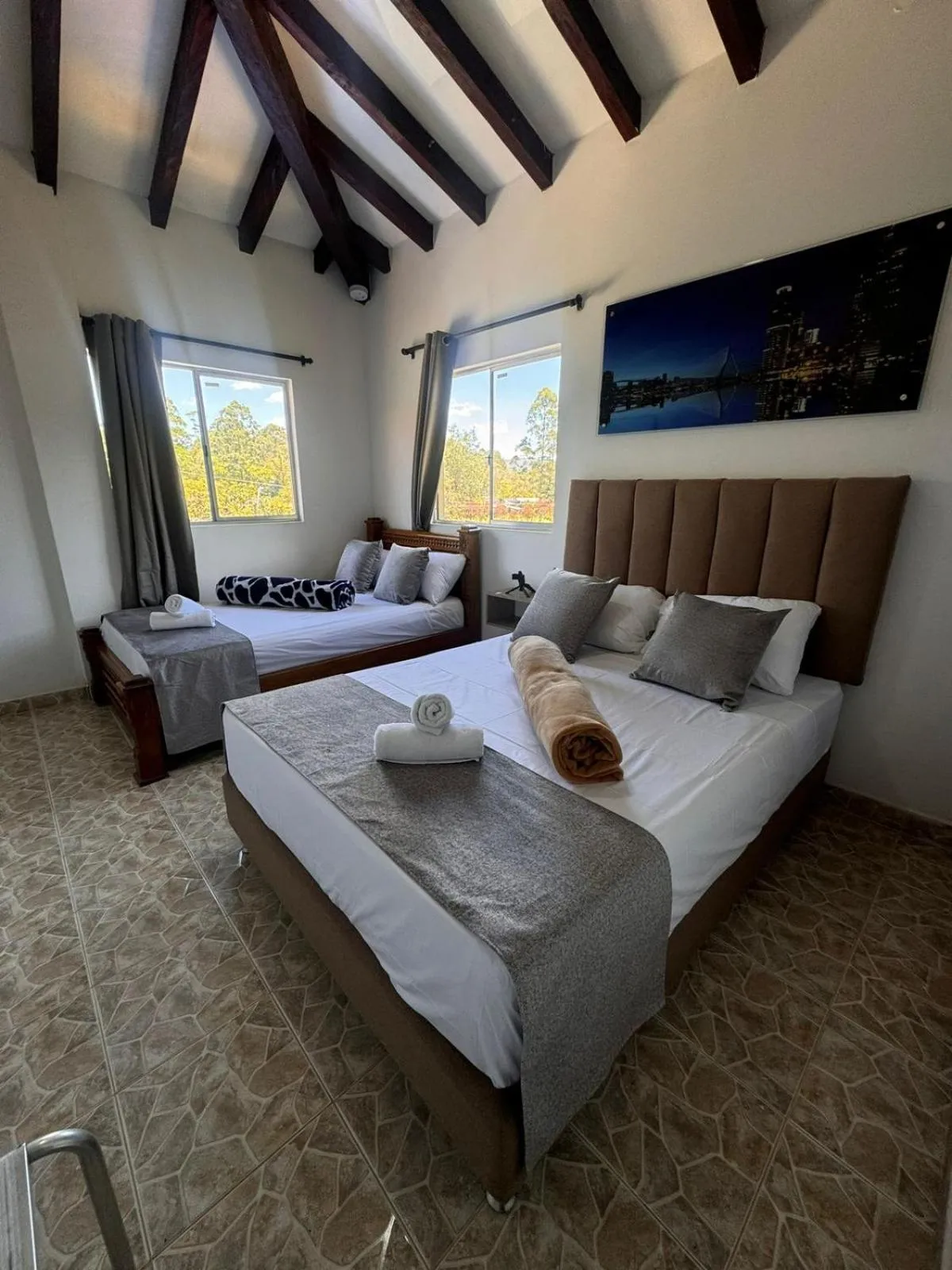 Bedroom, Bed in Finca Hotel Zona Franca