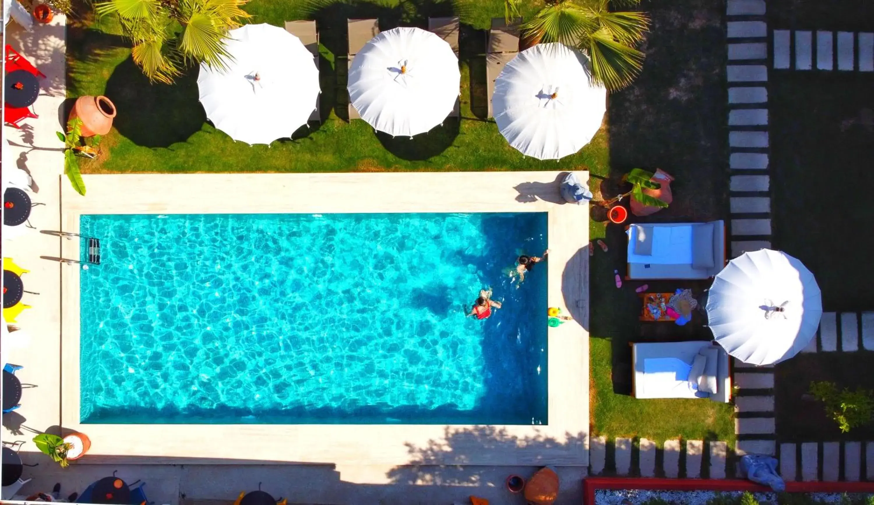 Pool view in Jardin d'Azur Alaçatı Pool view in Jardin d'Azur Alaçatı