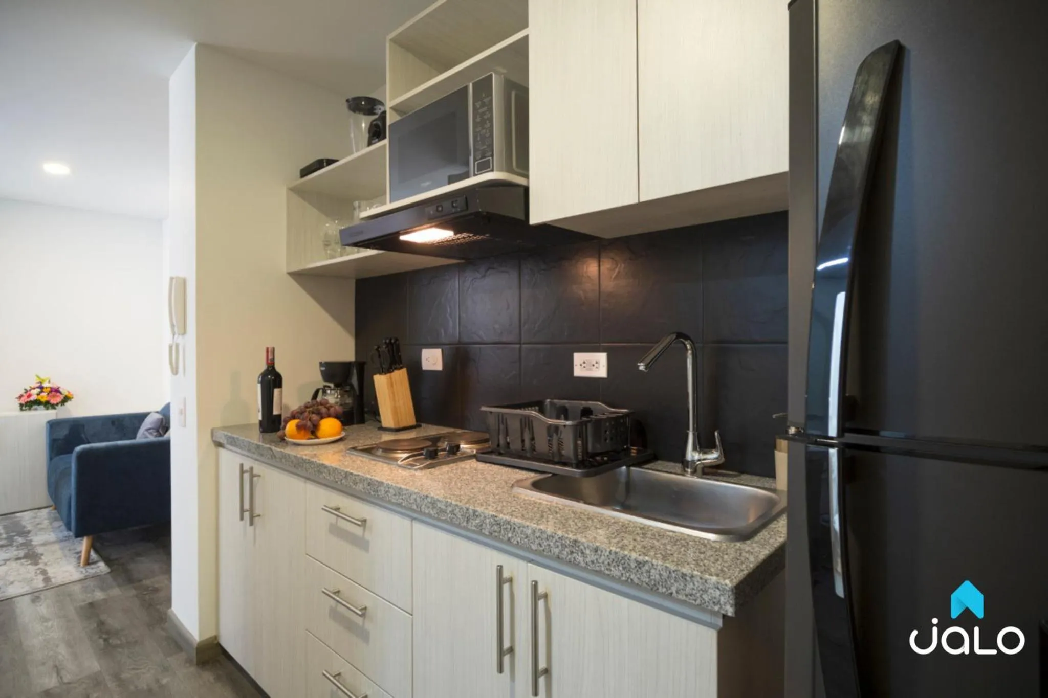 Kitchen or kitchenette in Torre Acqua Lofts - Downtown Bogota By Jalo