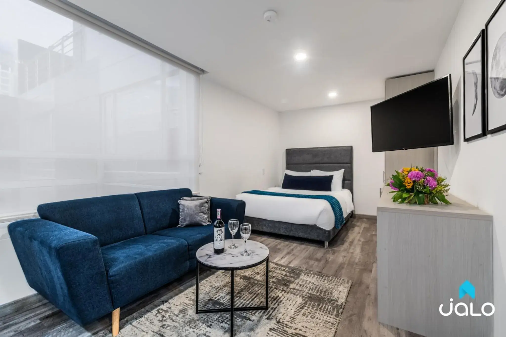 Bed in Torre Acqua Lofts - Downtown Bogota By Jalo Bed in Torre Acqua Lofts - Downtown Bogota By Jalo