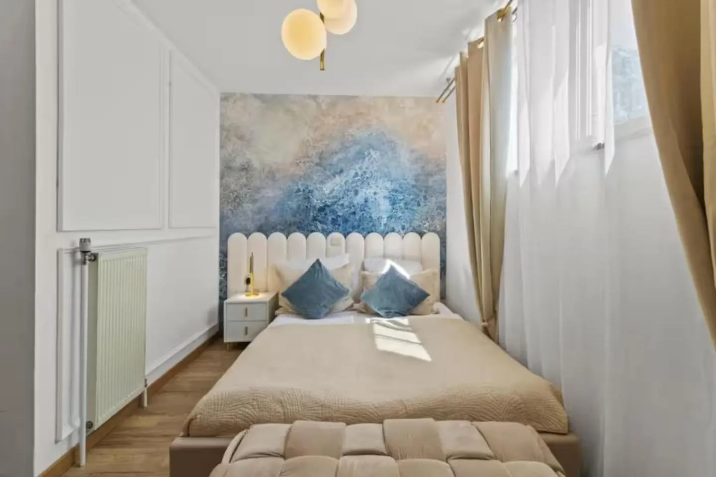 Bed in Art Hotel Vienna