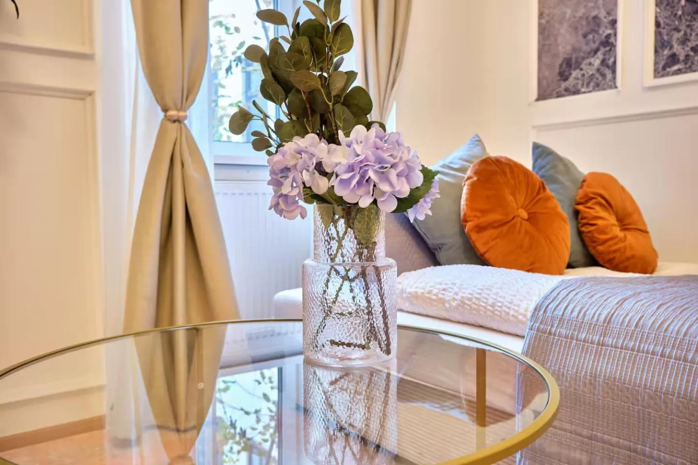 Bed in Art Hotel Vienna