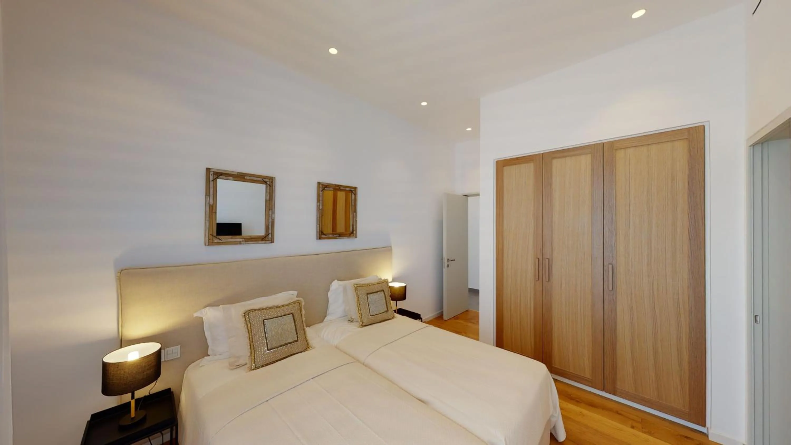 Bedroom, Bed in Periyiali Konnos Villas Beach Resort