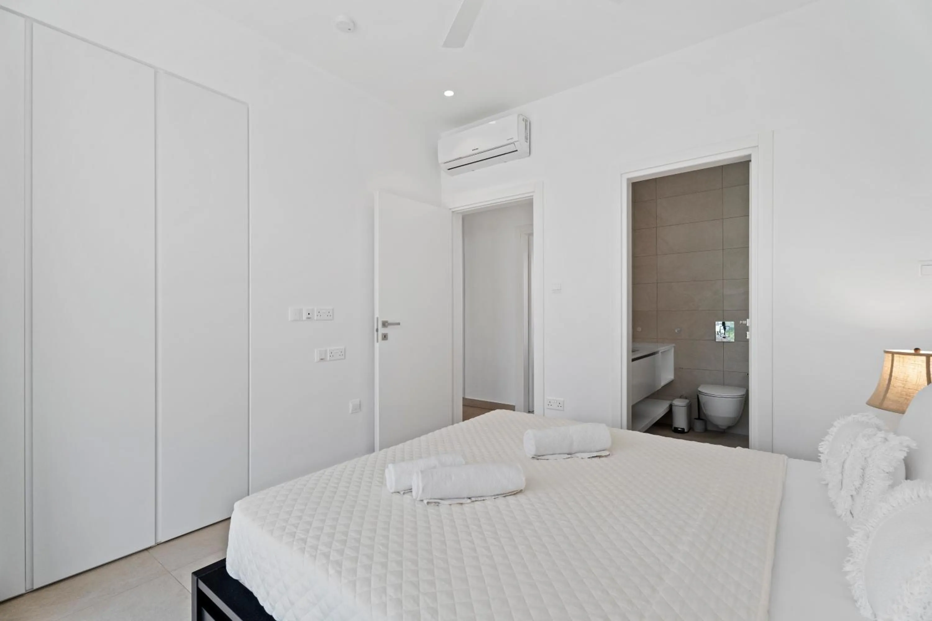 Bedroom, Bed in Periyiali Konnos Villas Beach Resort