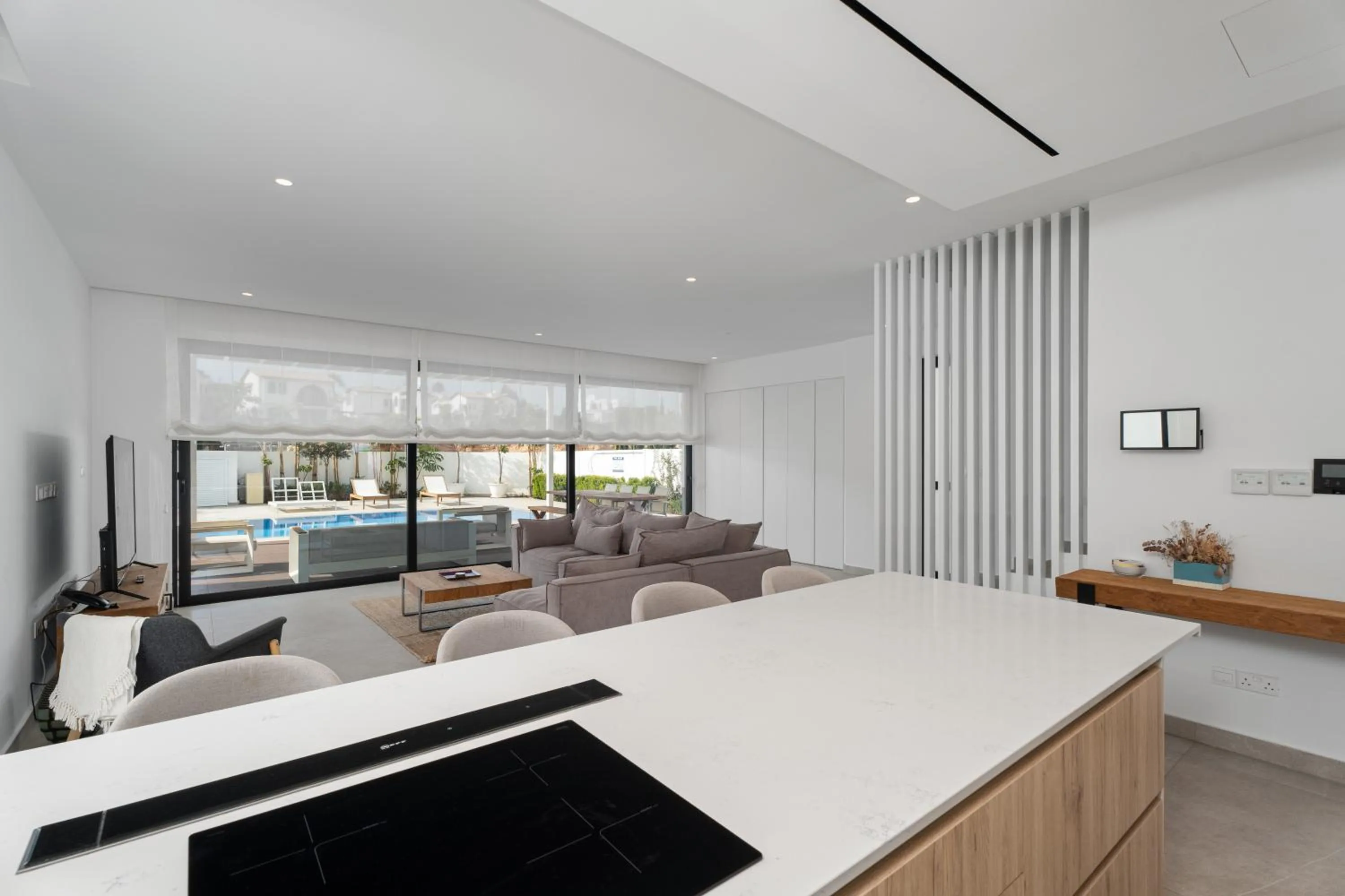 Photo of the whole room in Periyiali Konnos Villas Beach Resort