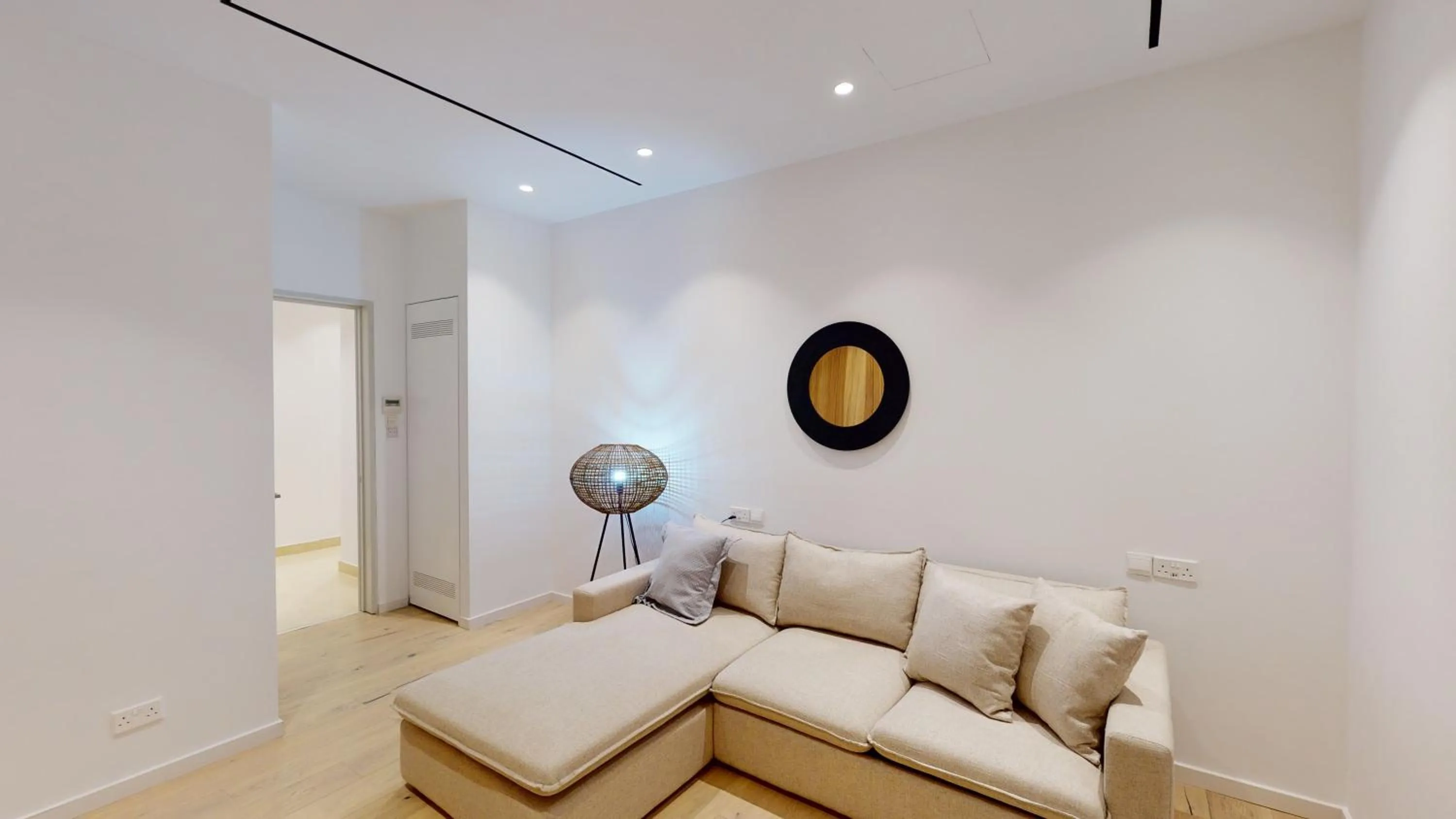 Living room in Periyiali Konnos Villas Beach Resort