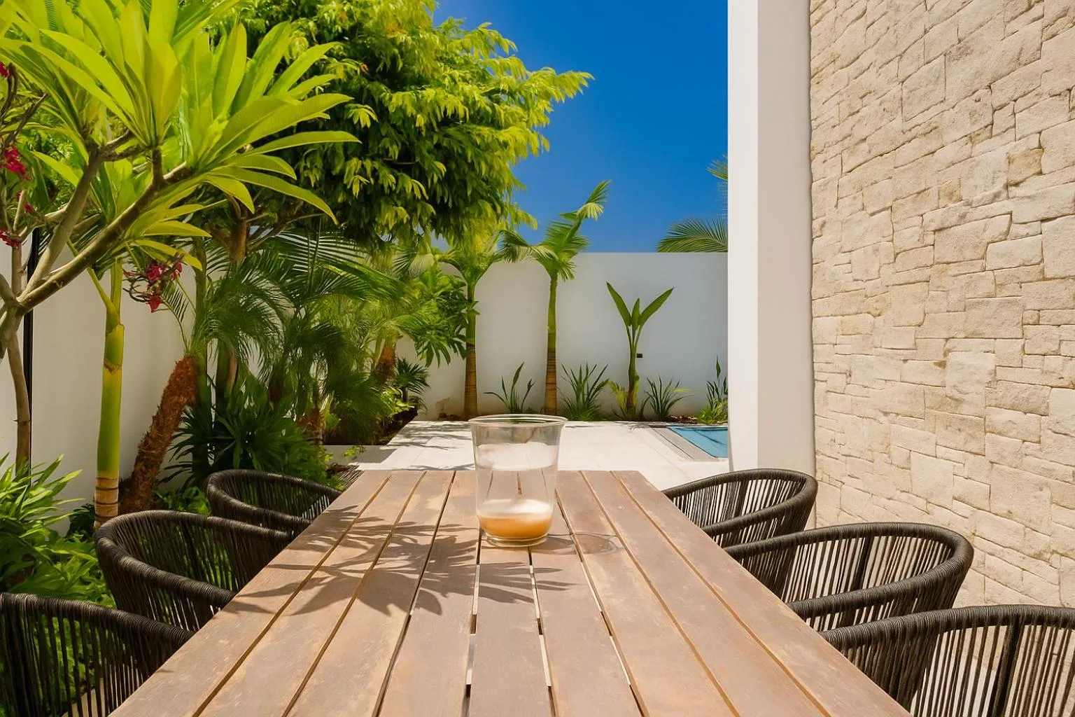 Balcony/Terrace in Periyiali Konnos Villas Beach Resort