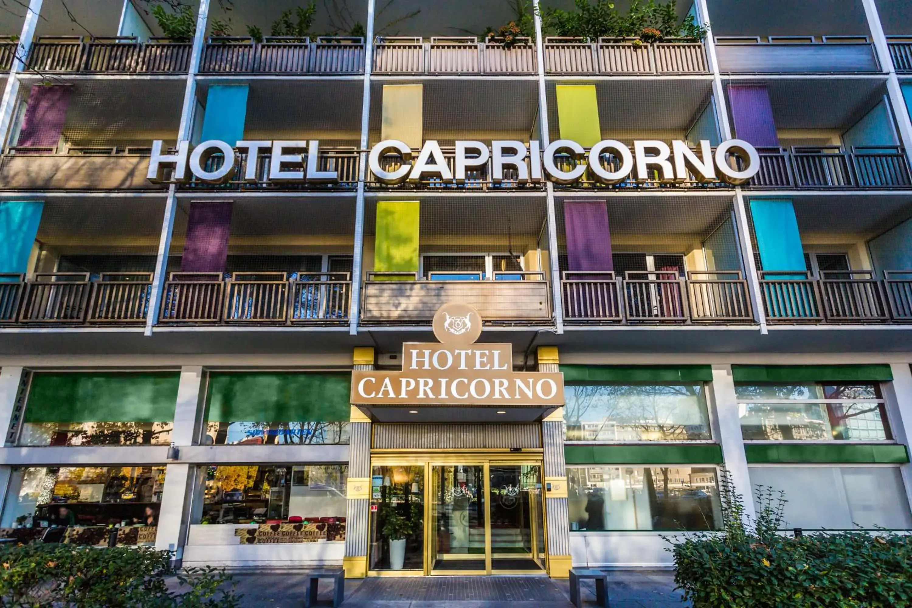 Property building in Hotel Capricorno Property building in Hotel Capricorno