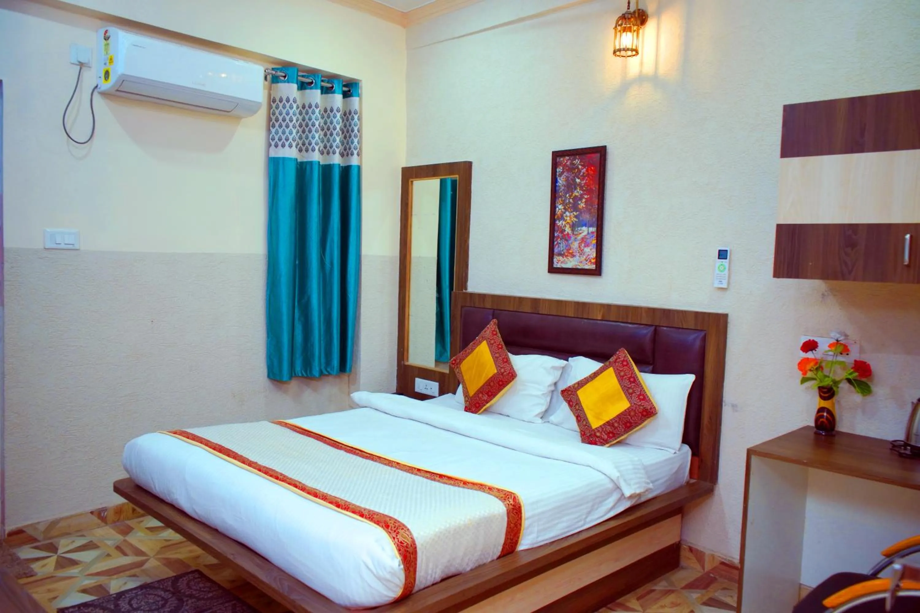 Bed in Hotel KB Palace