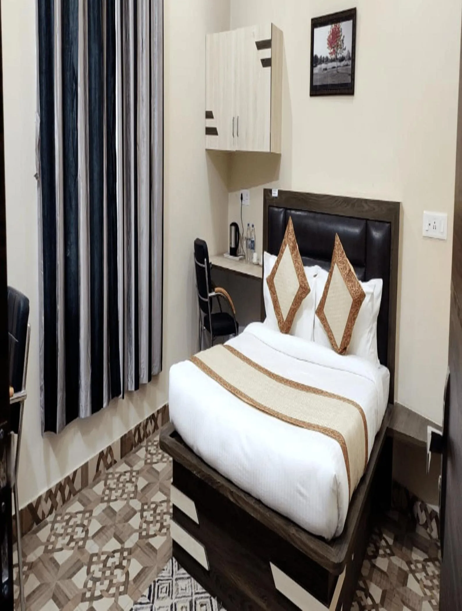 Bed in Hotel KB Palace