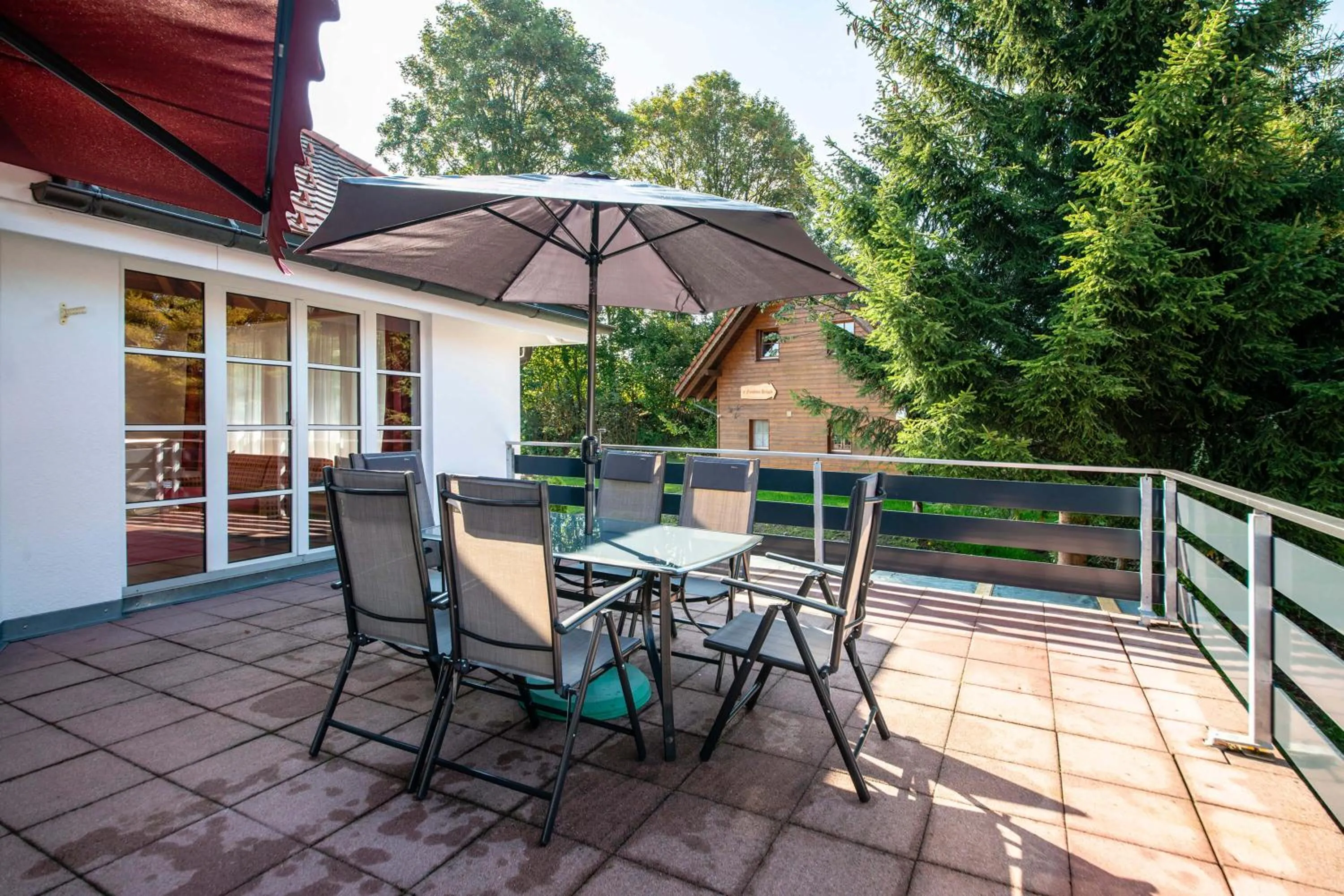 Balcony/Terrace in Landgasthof zum Dorfkrug