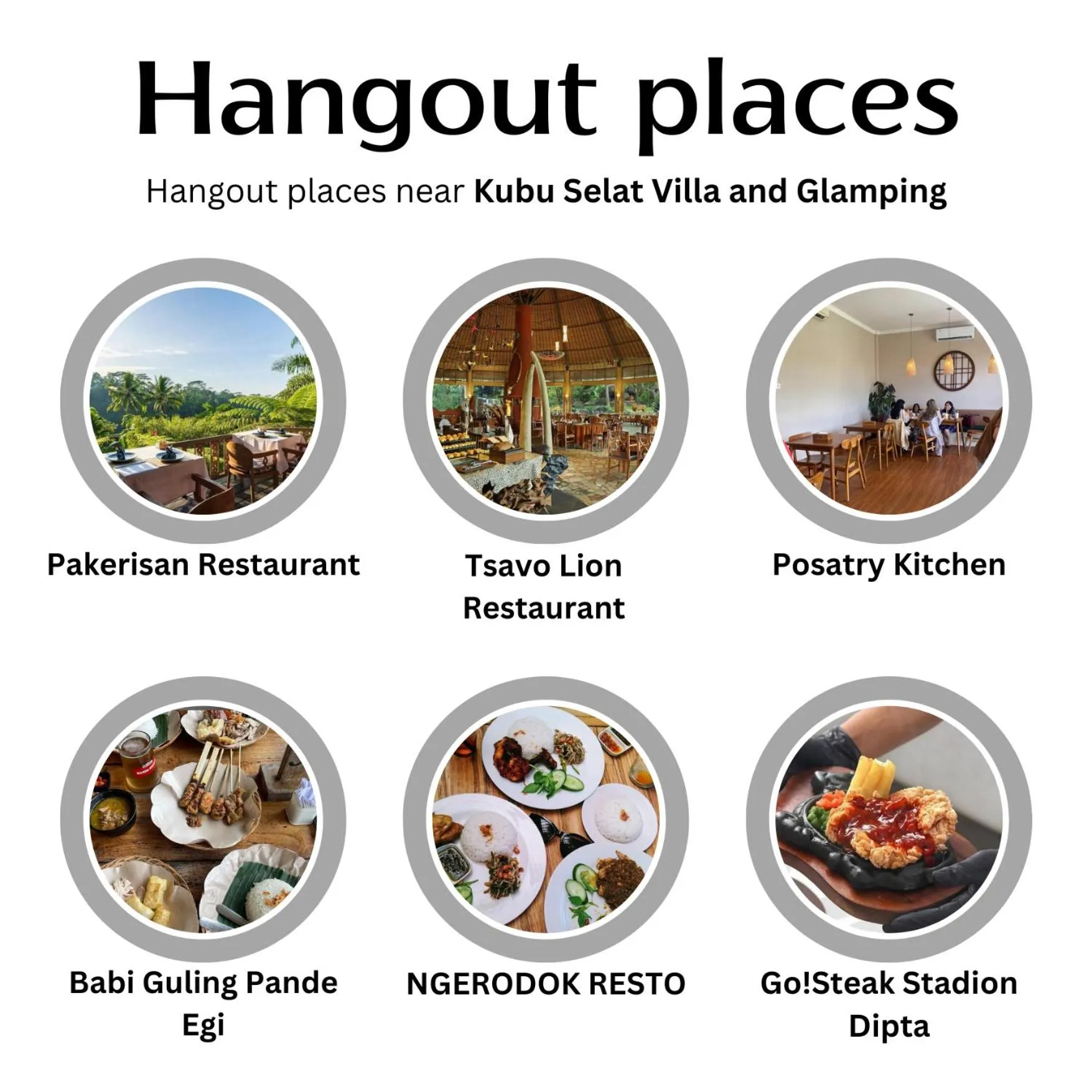 Activities in Kubu Selat Villa and Glamping