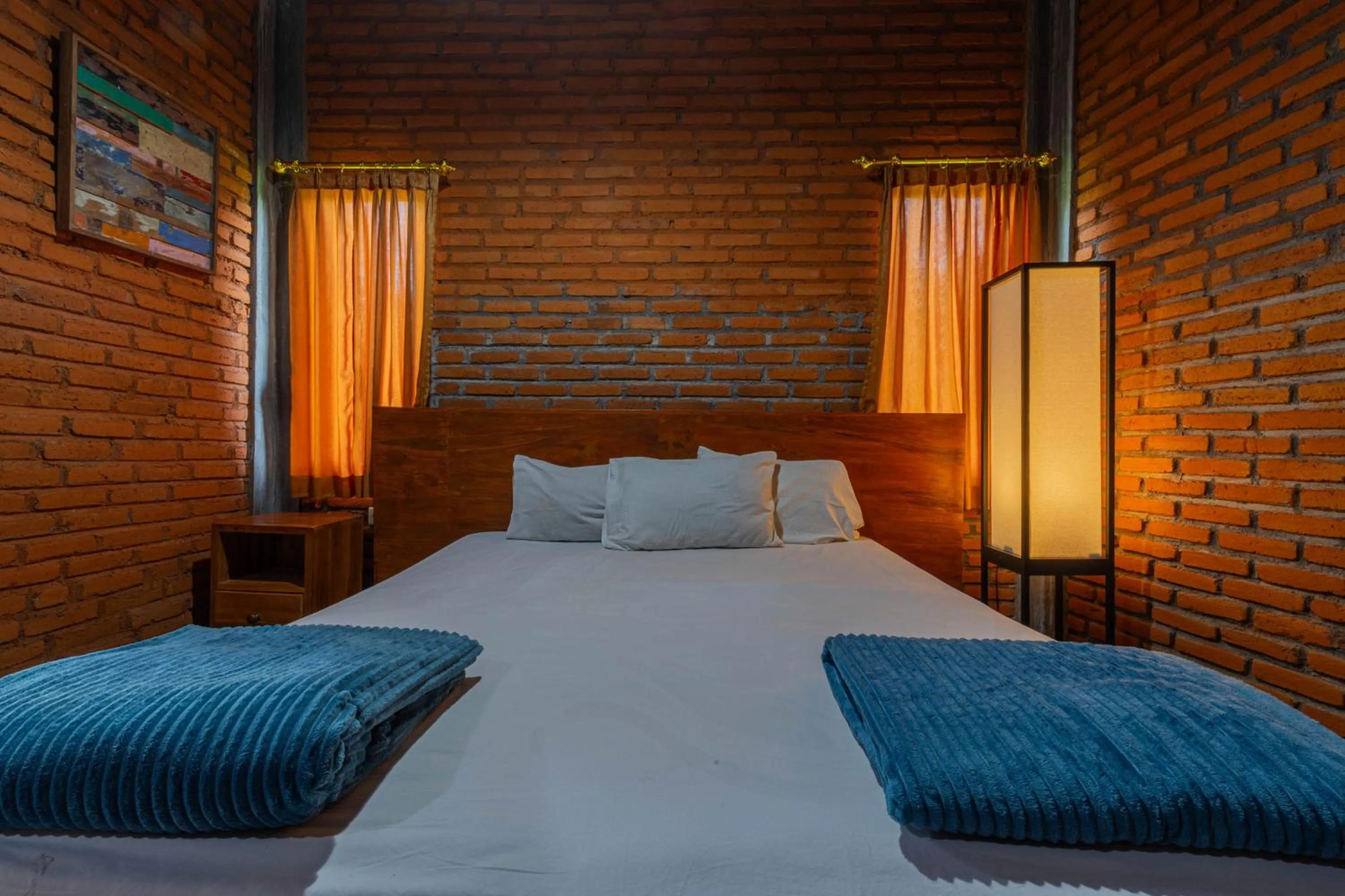 Bed in Kubu Selat Villa and Glamping