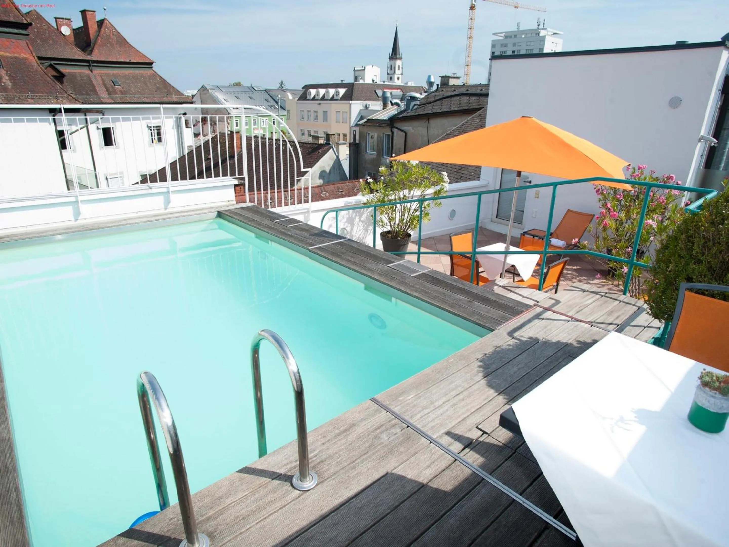 Swimming pool in Boutique Hotel Hauser