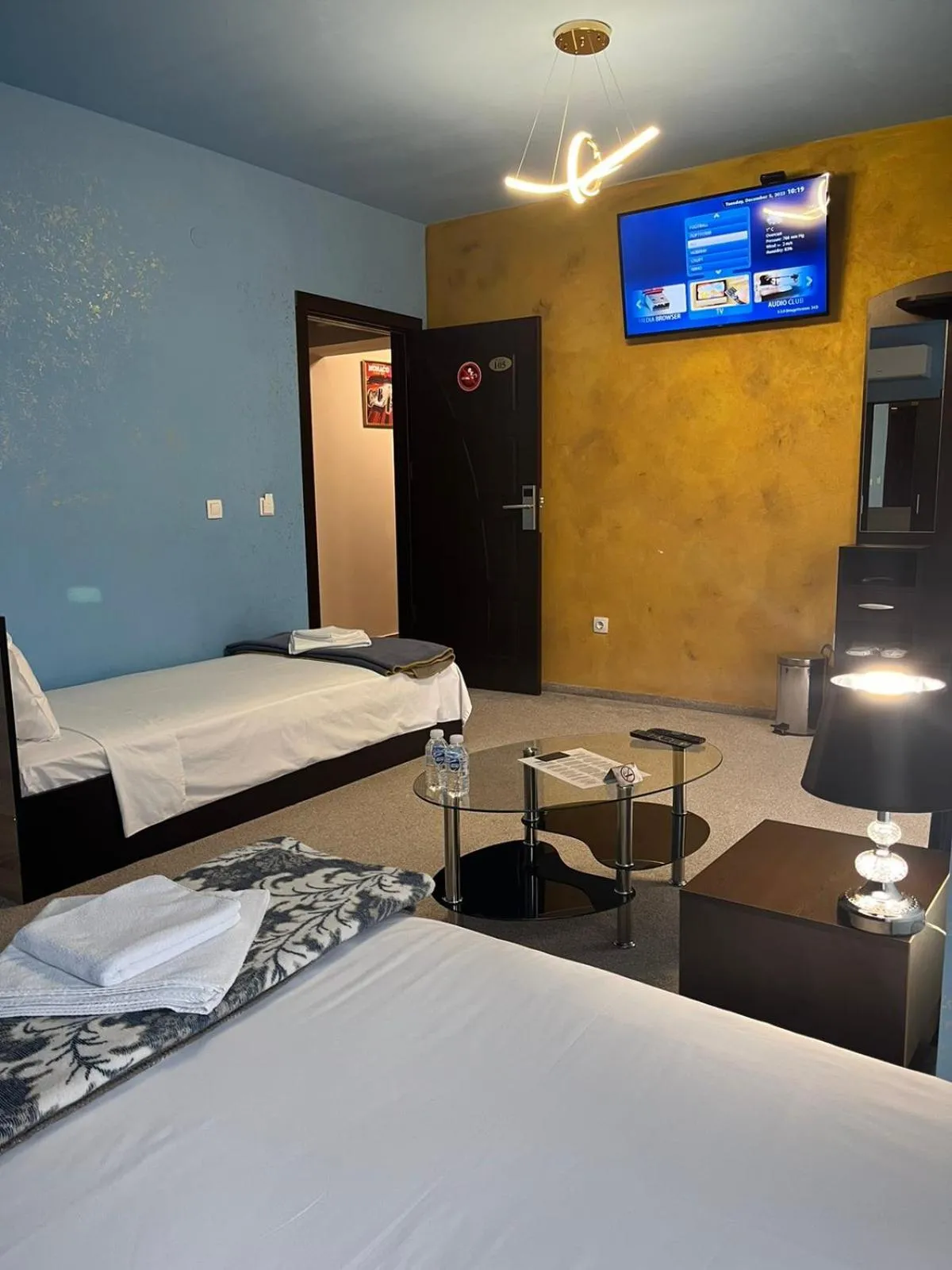 Bed in Complex MONACO HOTEL & CASINO