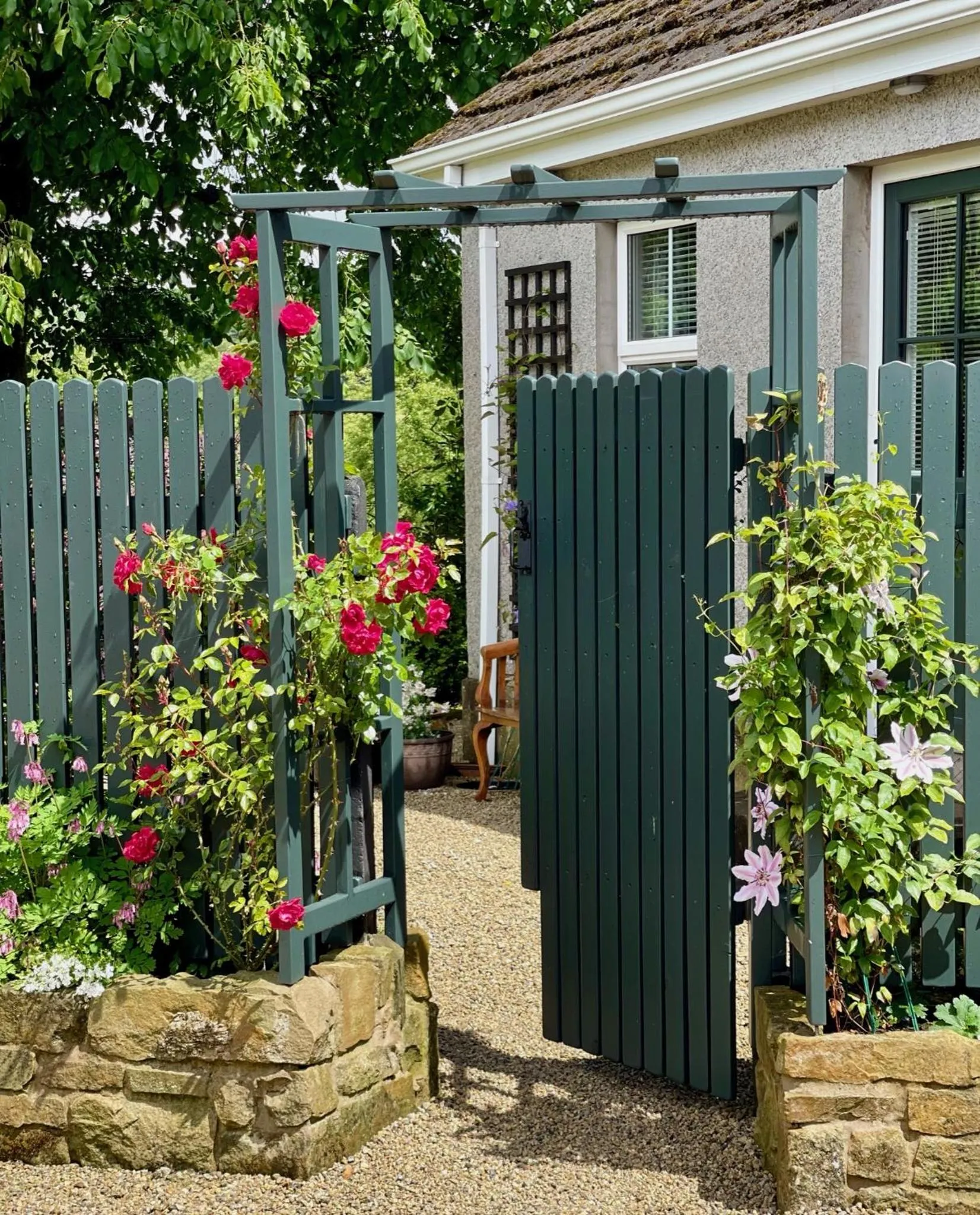 Patio in Elm Tree Cottage