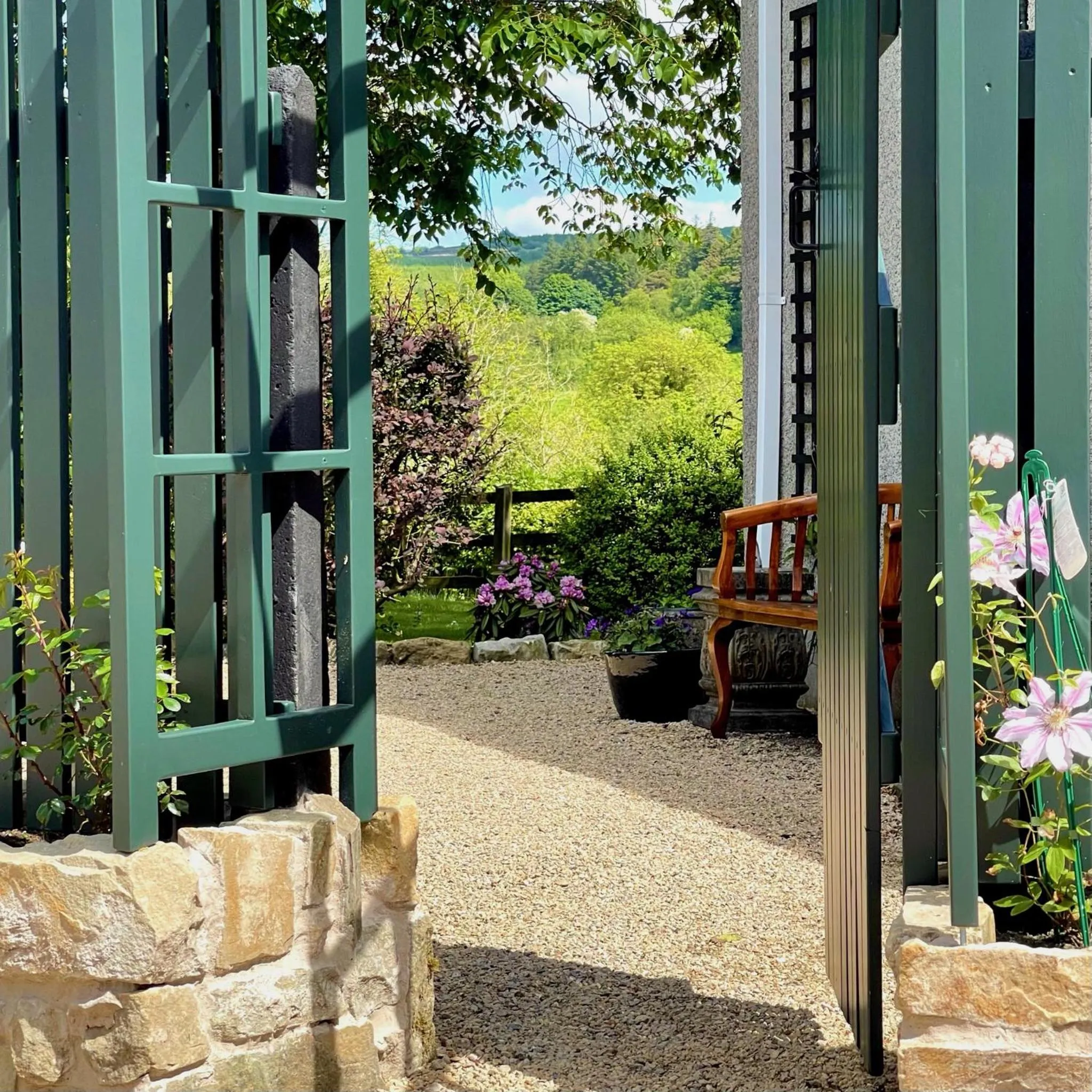 Patio in Elm Tree Cottage