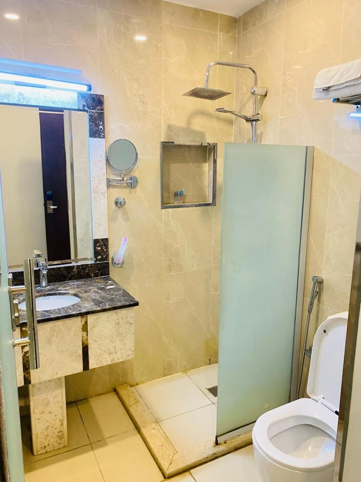 Bathroom in Olive Tree Hotel