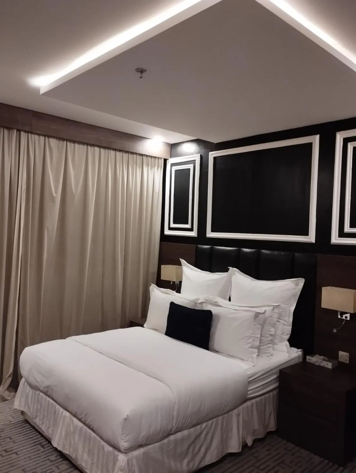 Bed in Olive Tree Hotel