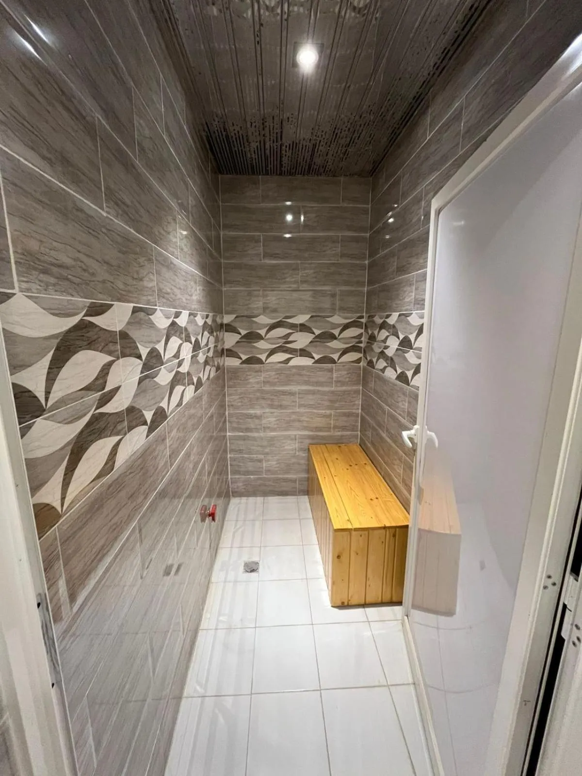 Steam room in Olive Tree Hotel