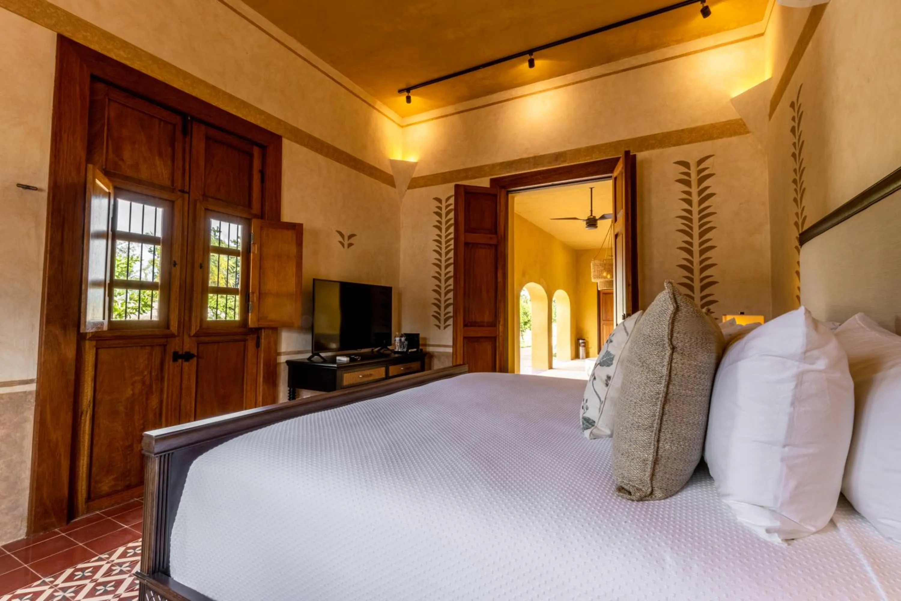 Bed in Hacienda San Antonio Hool