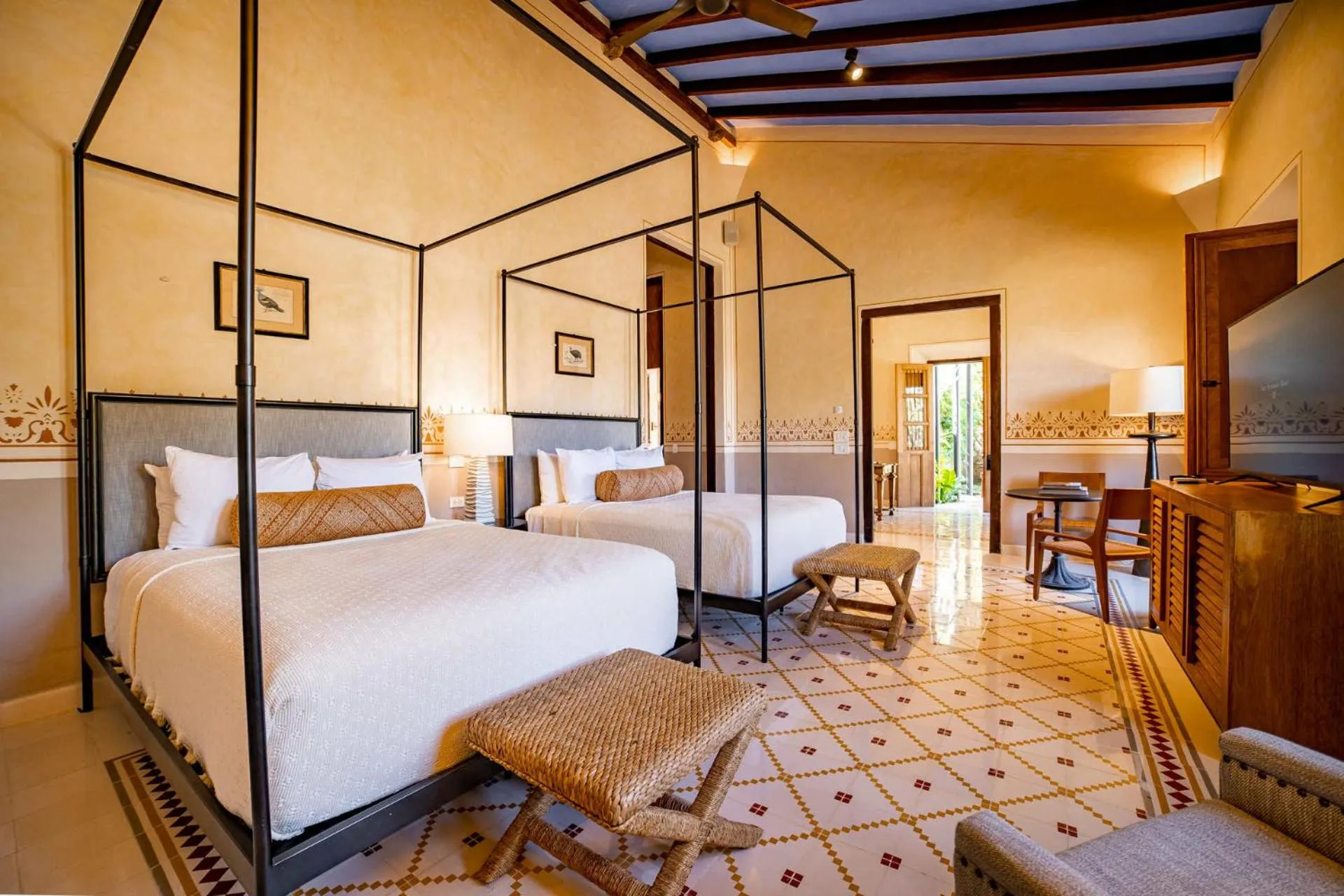 Bed in Hacienda San Antonio Hool