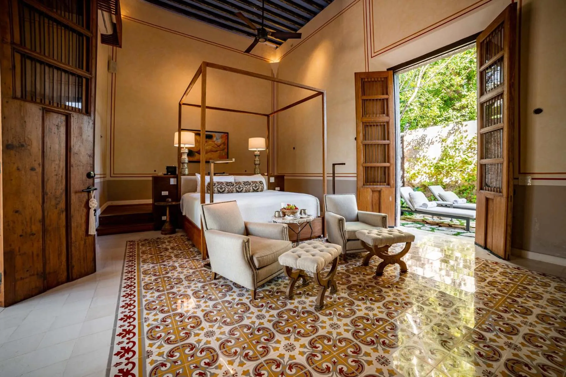 Bed in Hacienda San Antonio Hool