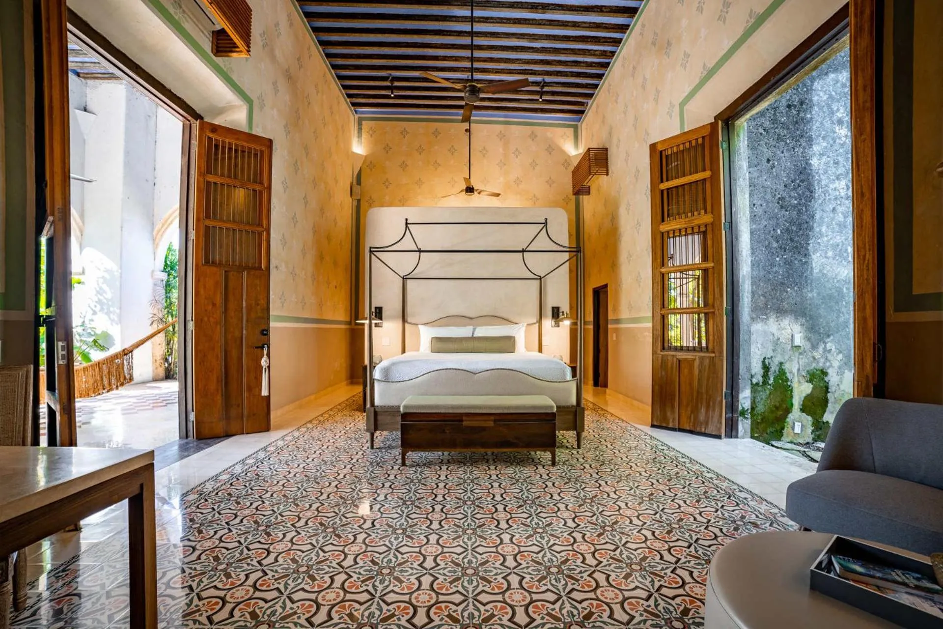 Bed in Hacienda San Antonio Hool