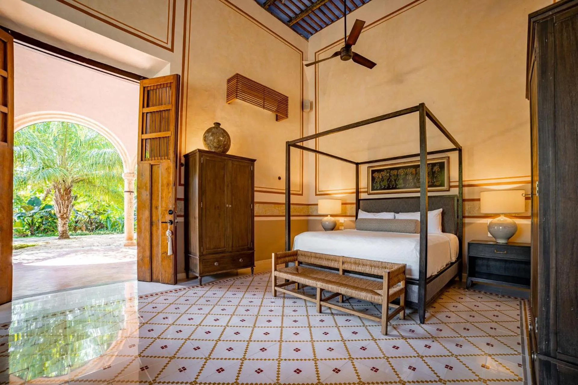 Bed in Hacienda San Antonio Hool