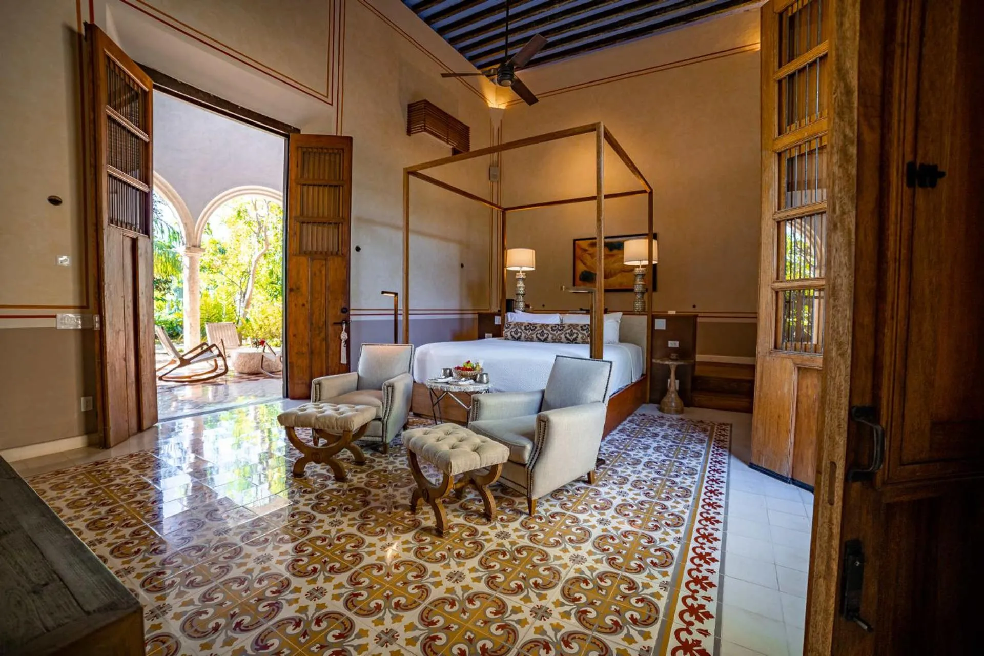 Bed in Hacienda San Antonio Hool