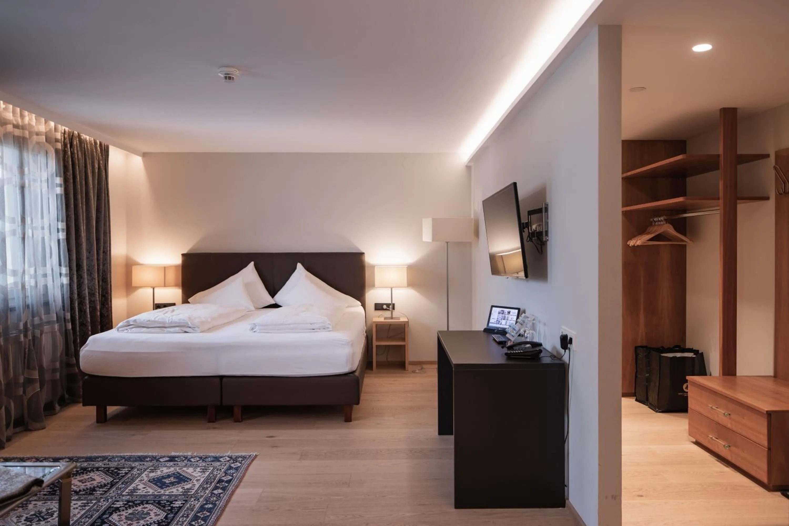 Bed in Stadthotel Goldenes Schiff