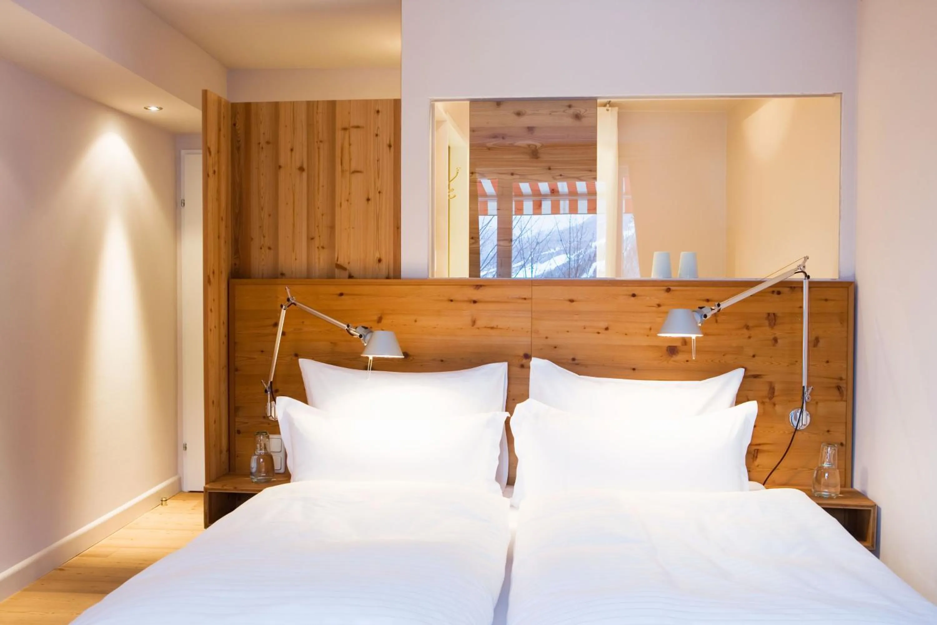 Bed in Alpine Spa Hotel Haus Hirt