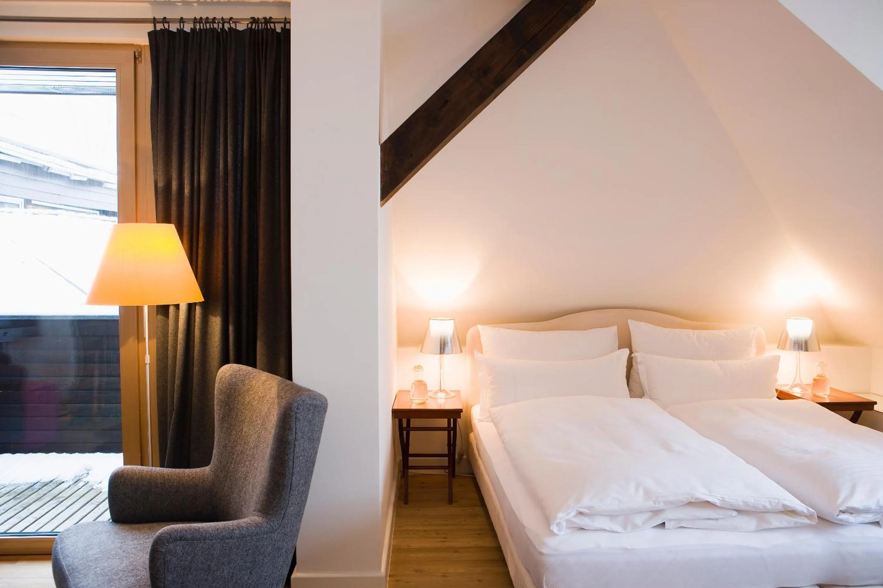 Bed in Alpine Spa Hotel Haus Hirt