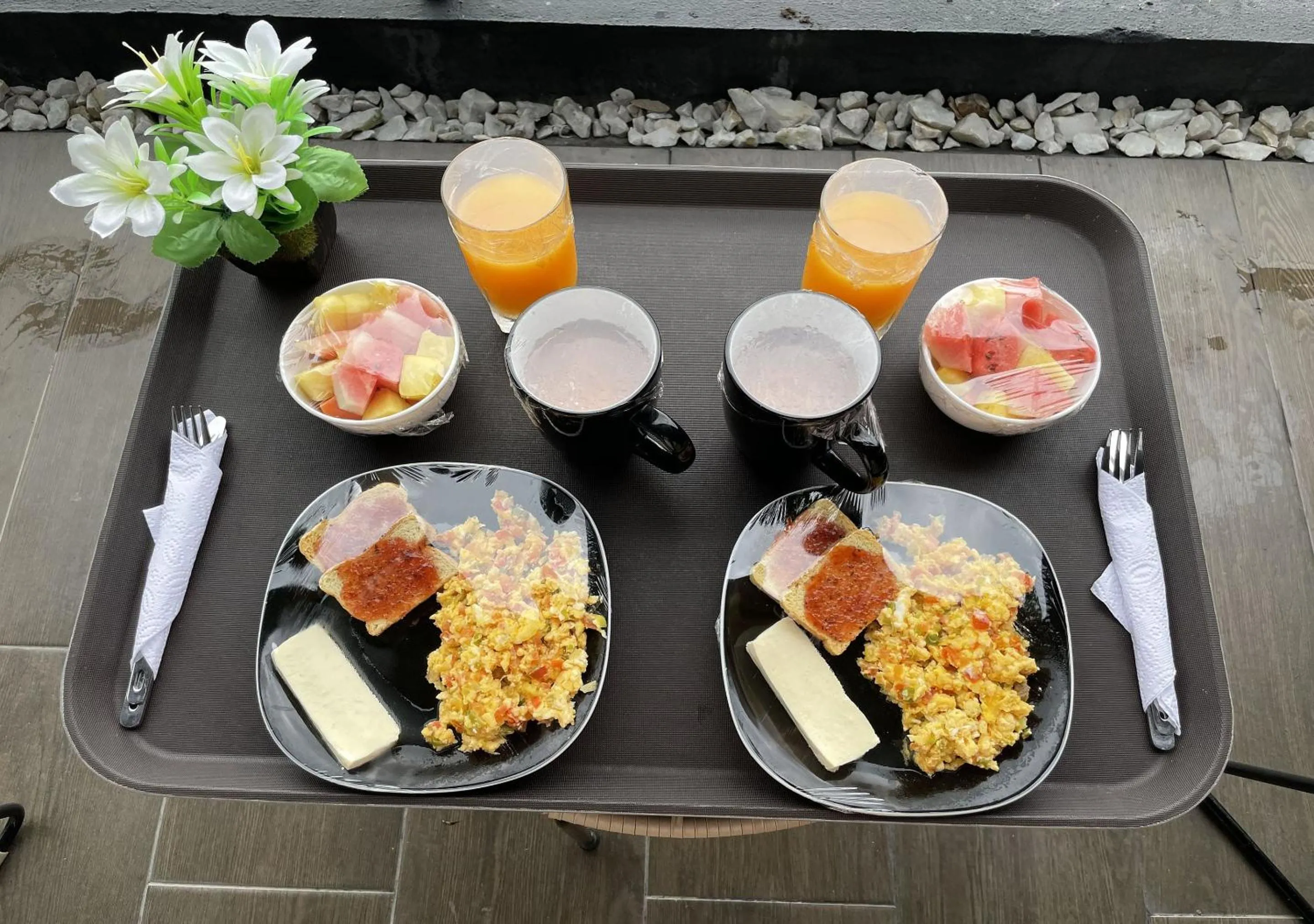 Breakfast in Panorama Pueblo Tapao