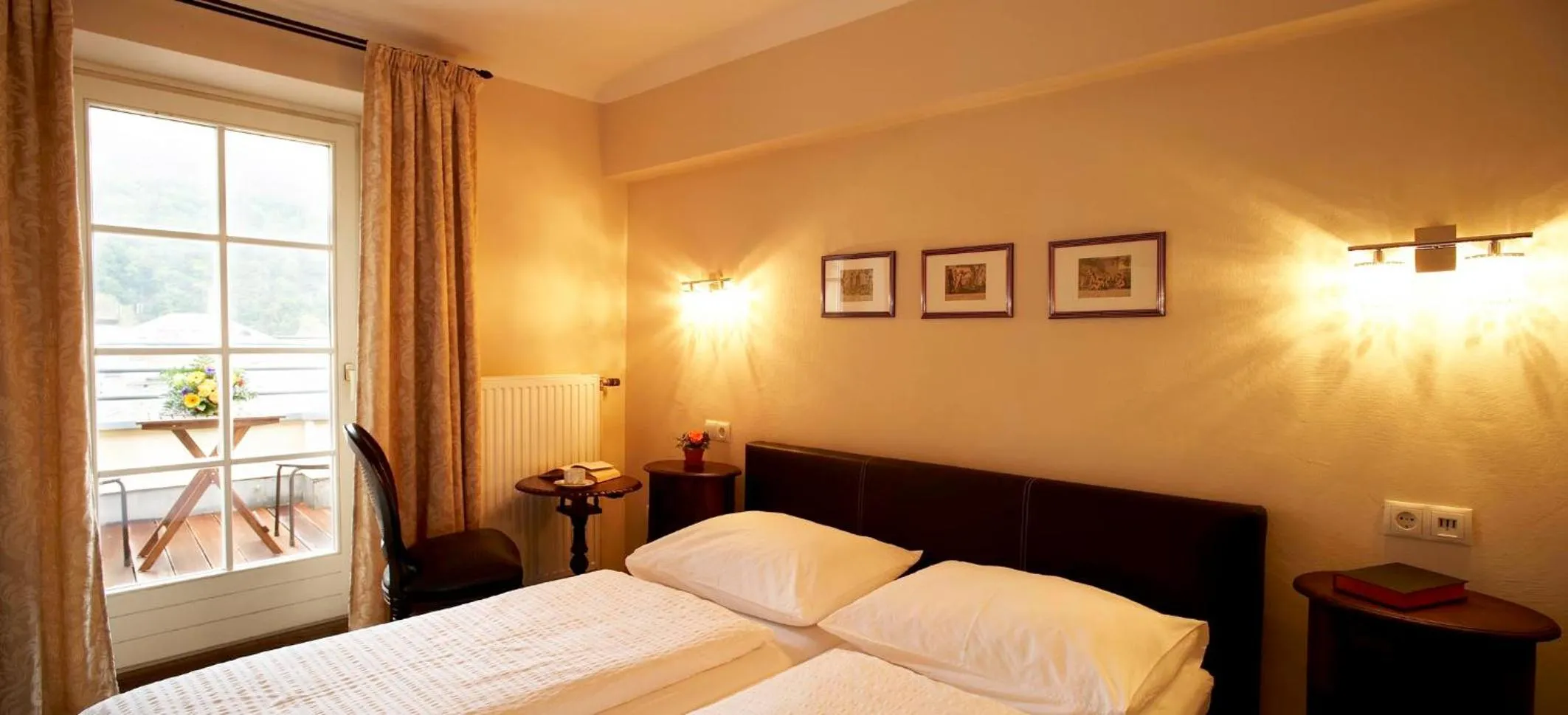 Bed in Altstadthotel Kasererbräu