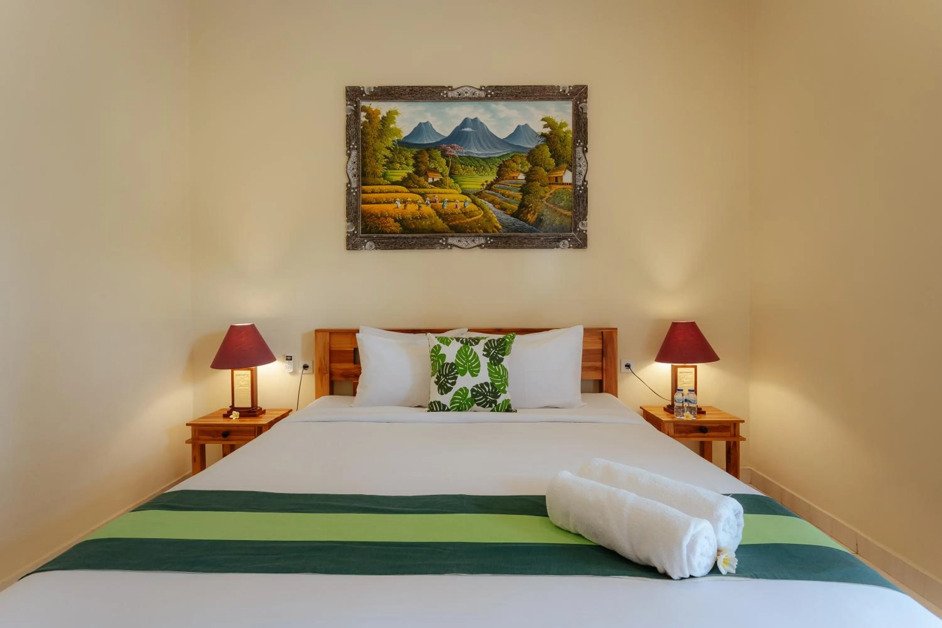 Bed in BUBU CANGGU Guesthouse