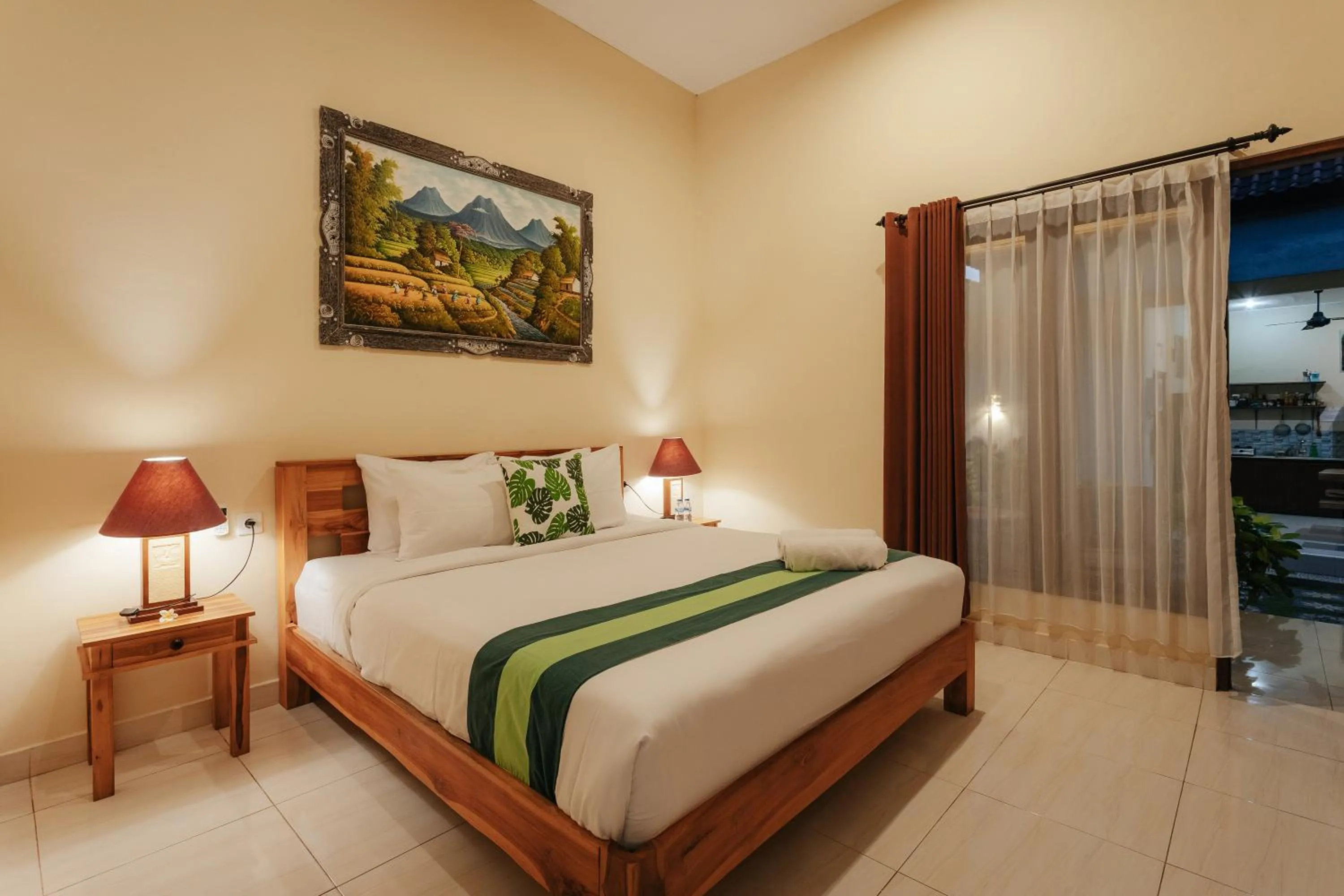 Bed in BUBU CANGGU Guesthouse