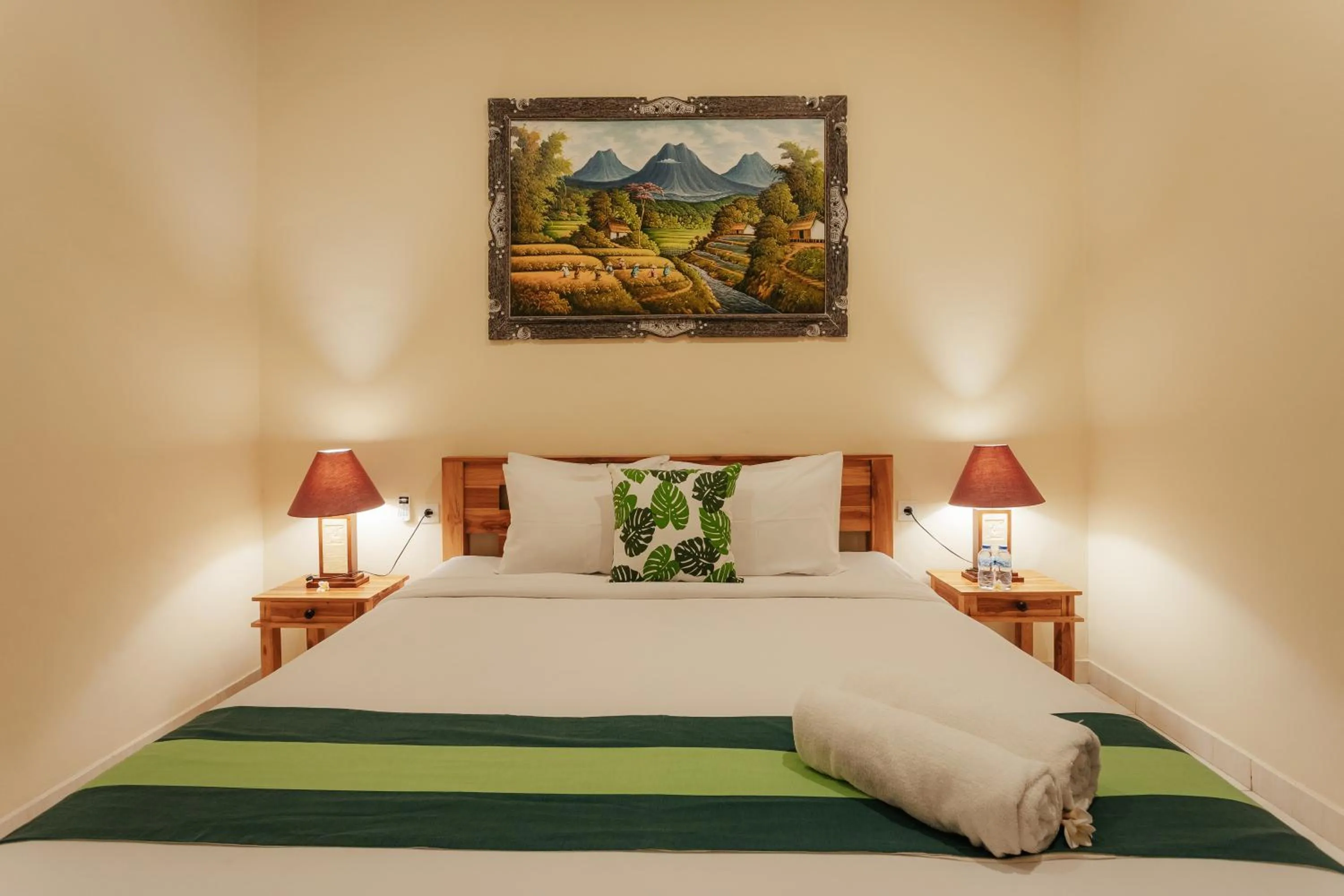 Bed in BUBU CANGGU Guesthouse