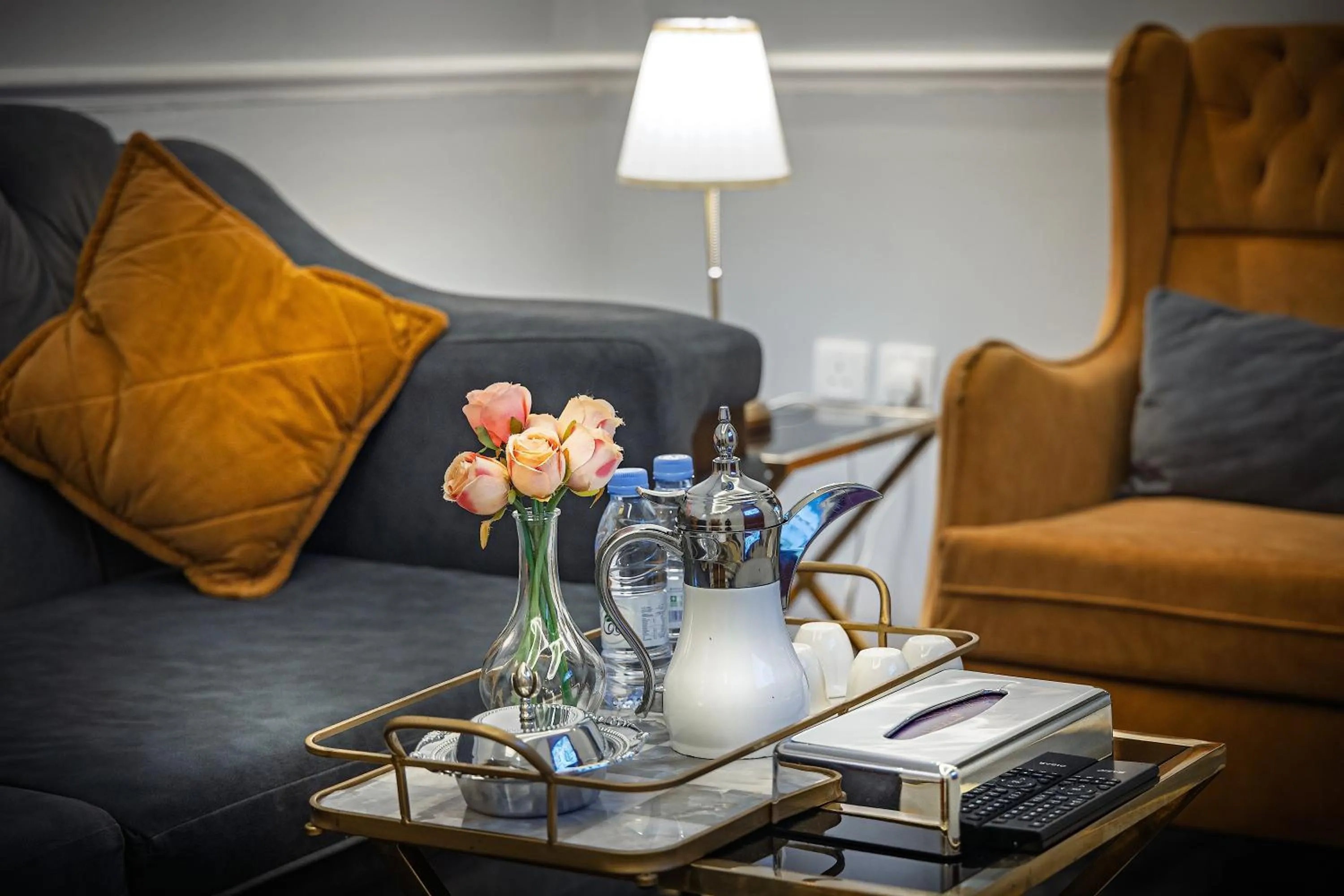 Living room in Rasis Serviced Apartments