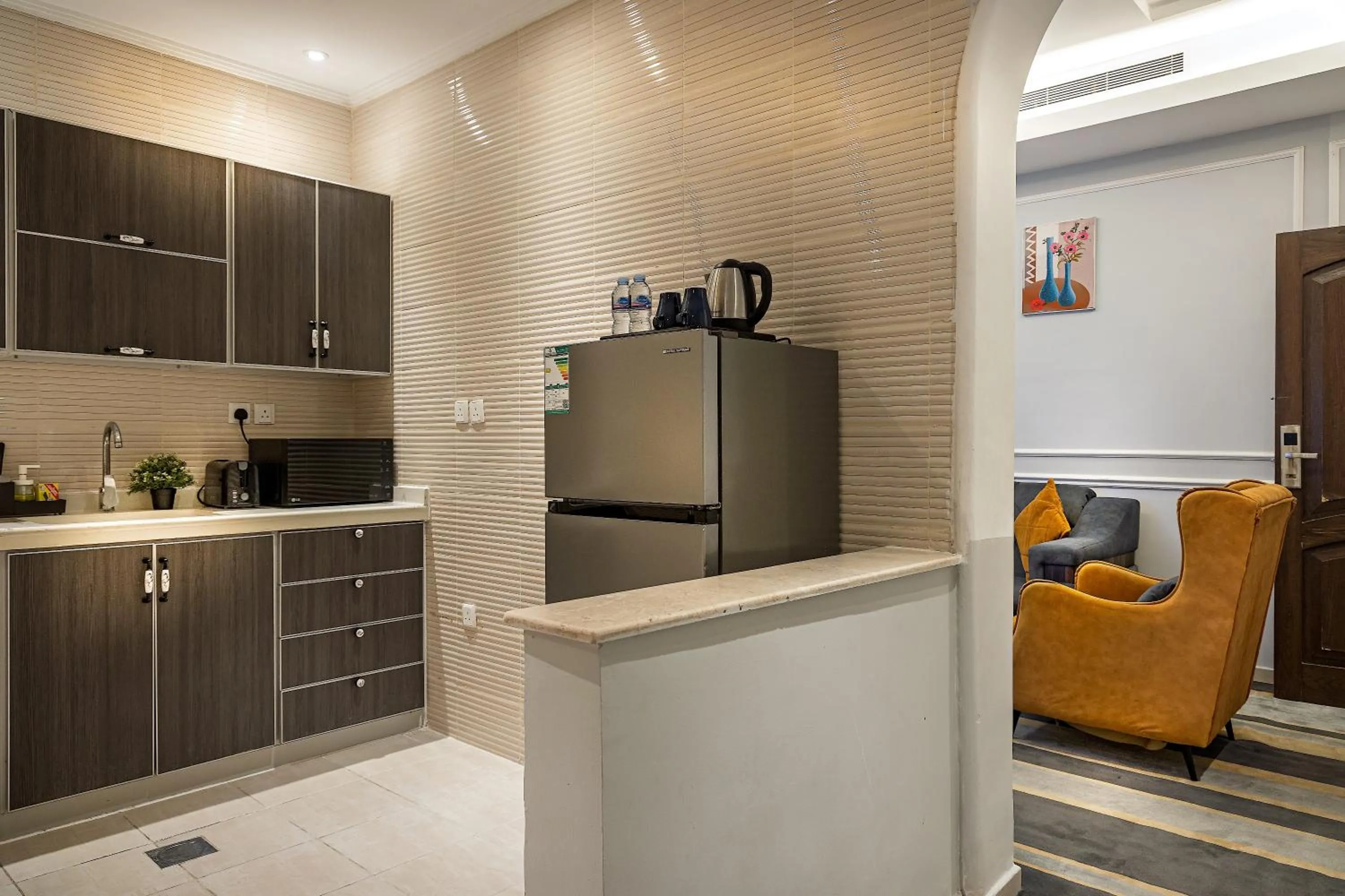 Kitchen or kitchenette in Rasis Serviced Apartments