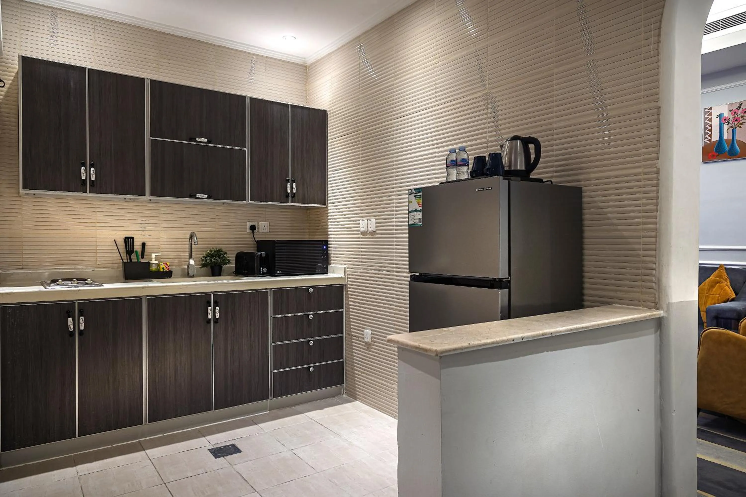 Kitchen or kitchenette in Rasis Serviced Apartments