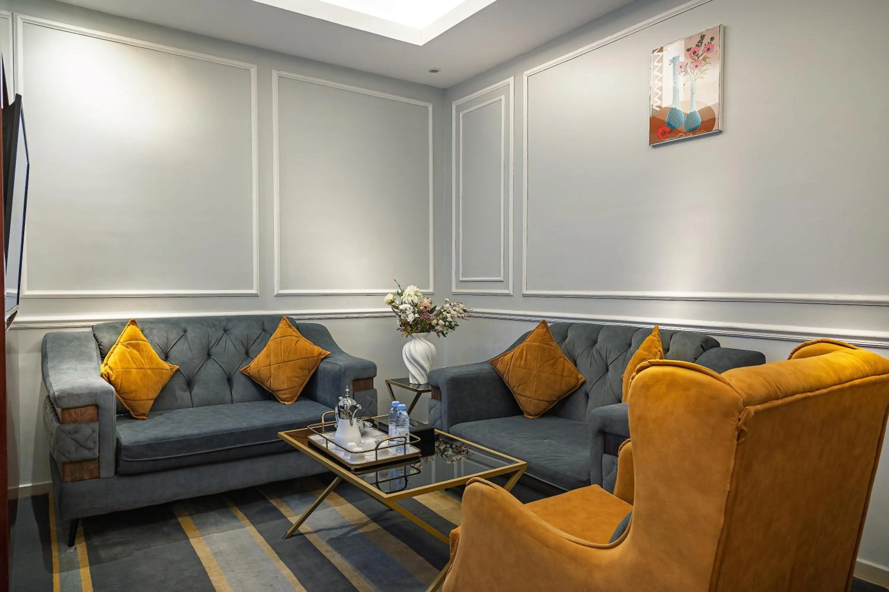 Living room in Rasis Serviced Apartments