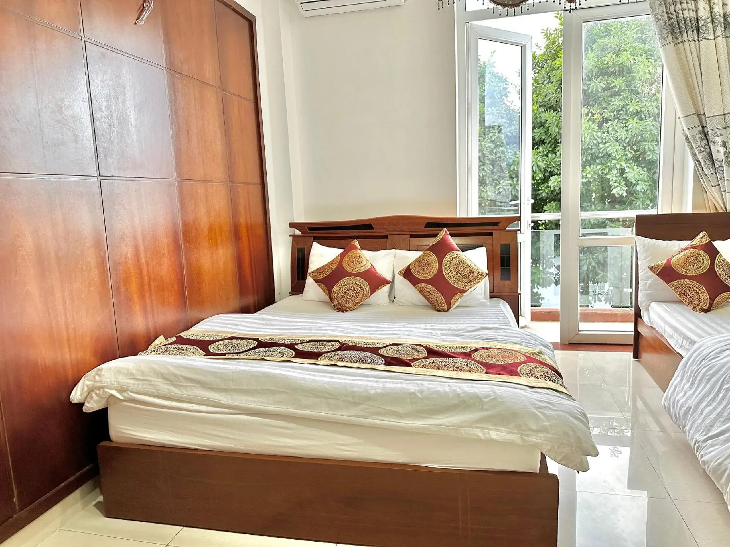 Bed in Hoàng Anh hotel Bed in Hoàng Anh hotel