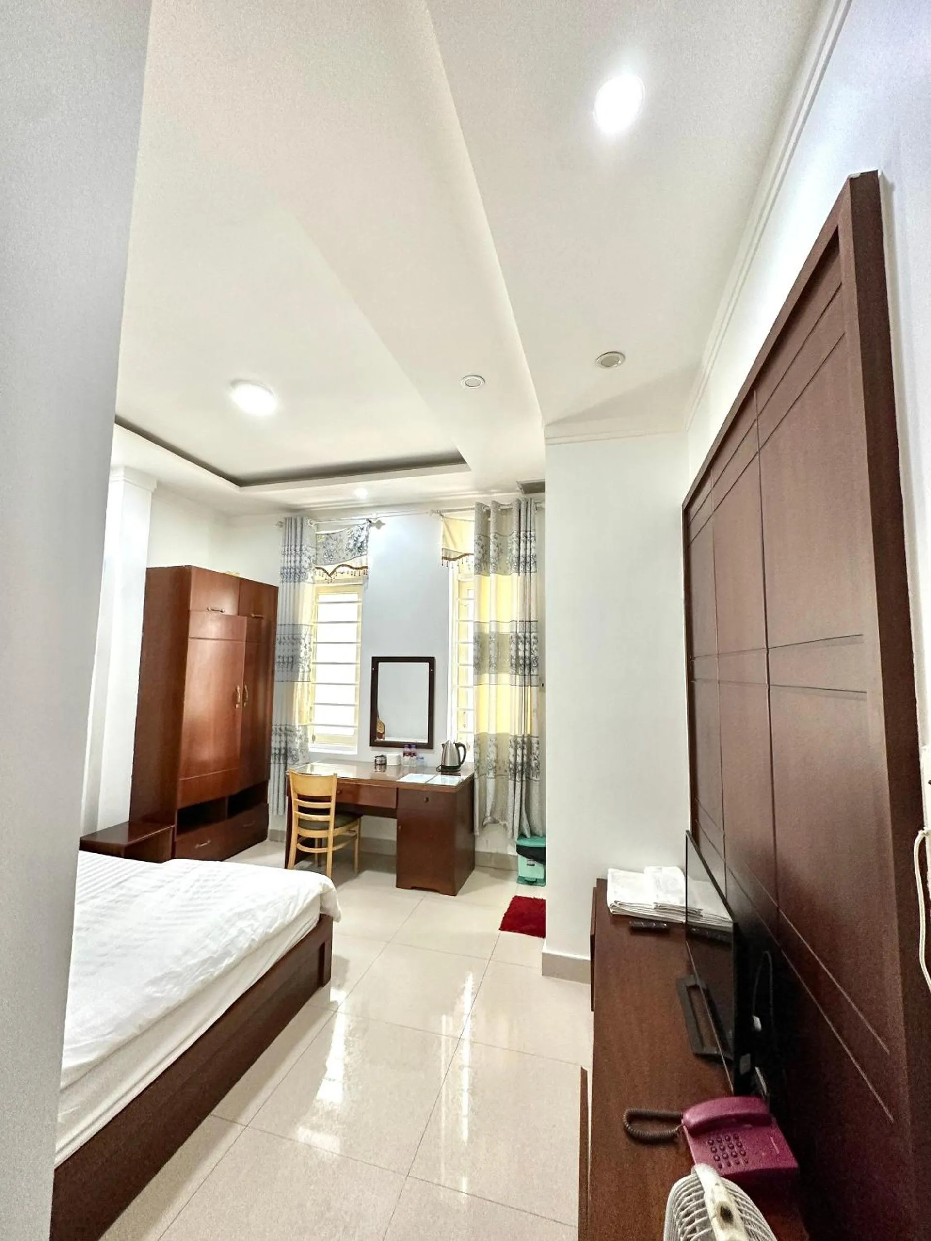 Photo of the whole room, Bed in Hoàng Anh hotel