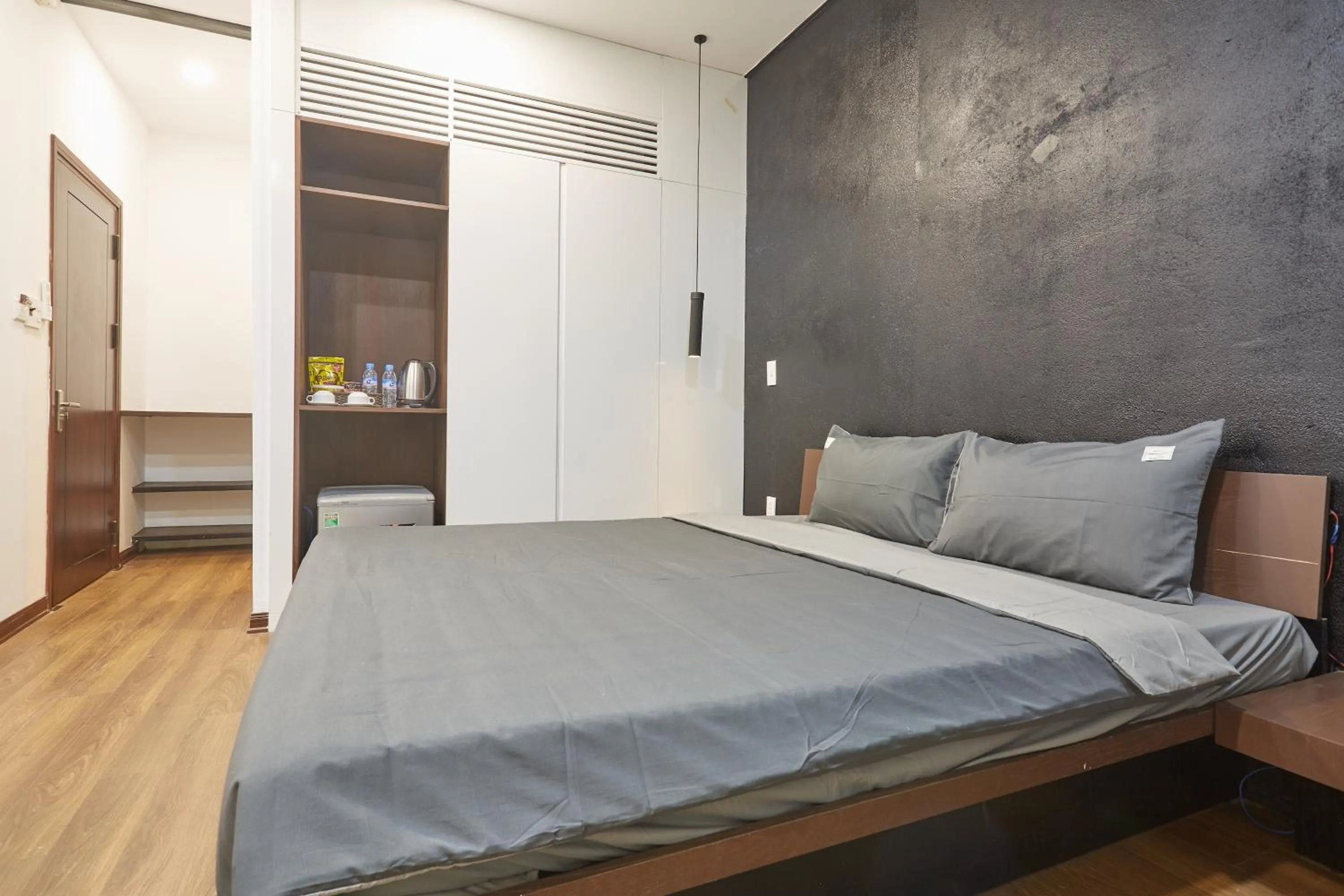 Bed in The Garden Capsule Hotel