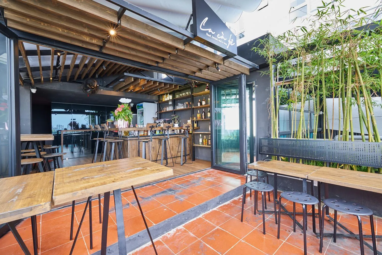 Facade/entrance in The Garden Capsule Hotel